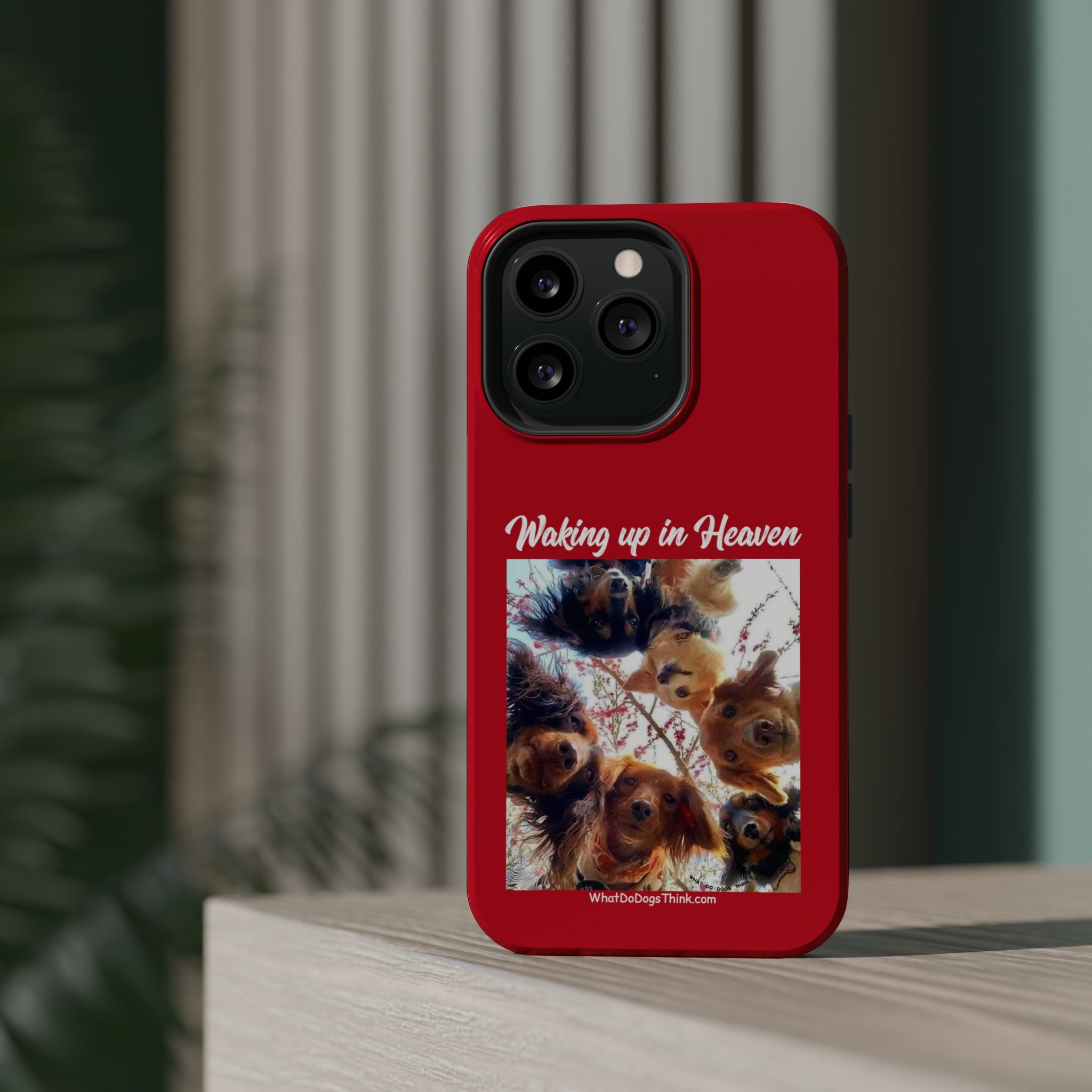 Waking Up In Heaven Red MagSafe Tough Cases