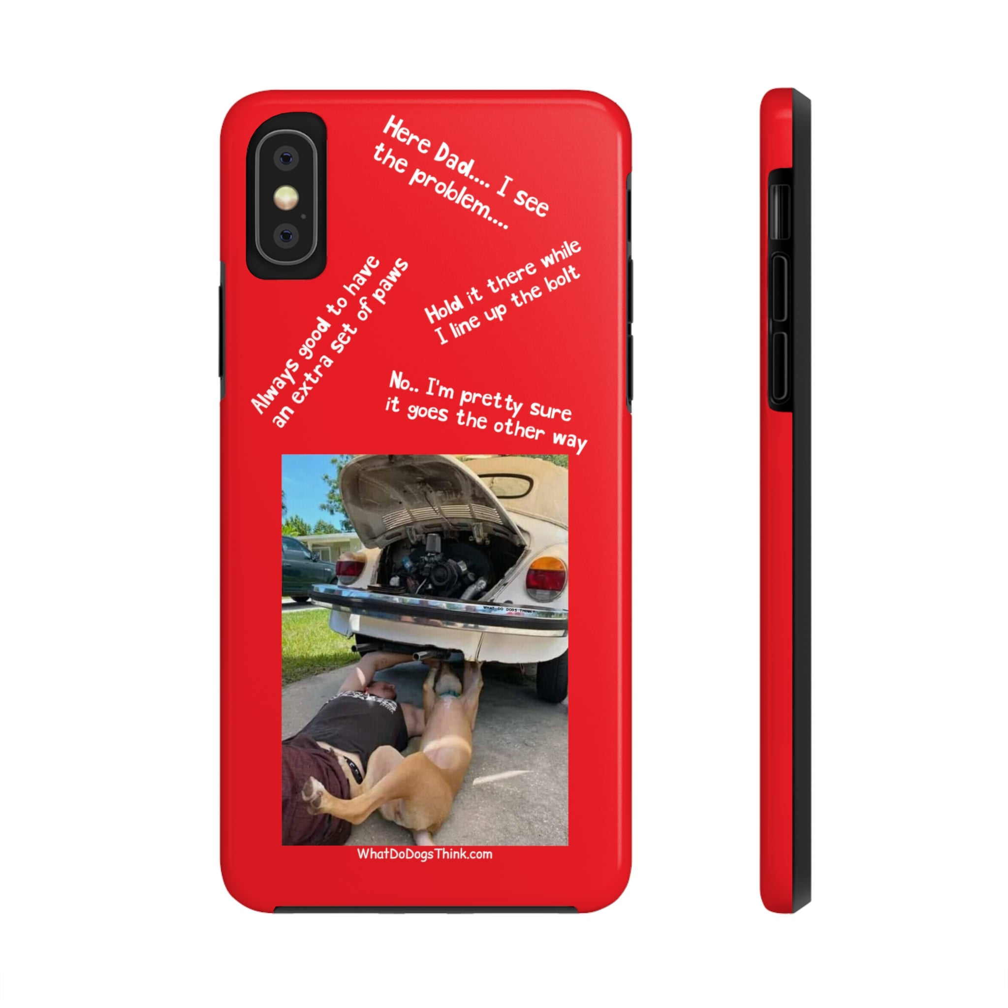 Bug Helper Compilation Red Tough Phone Cases