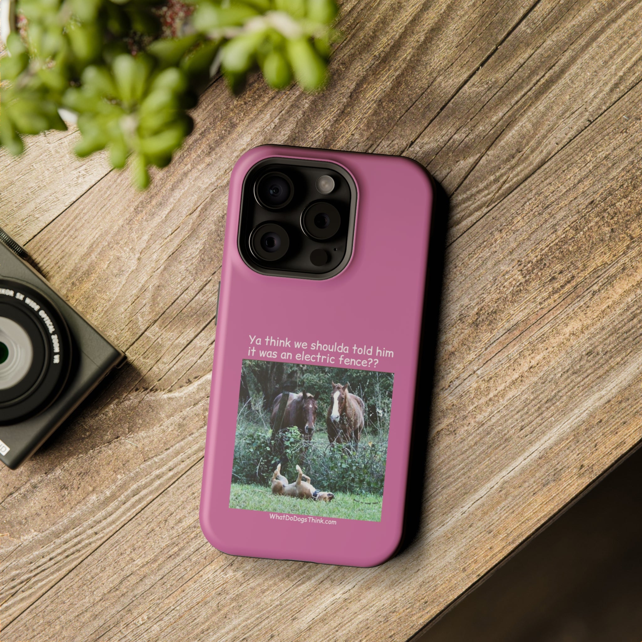 Electric Fence Pink MagSafe Tough Cases