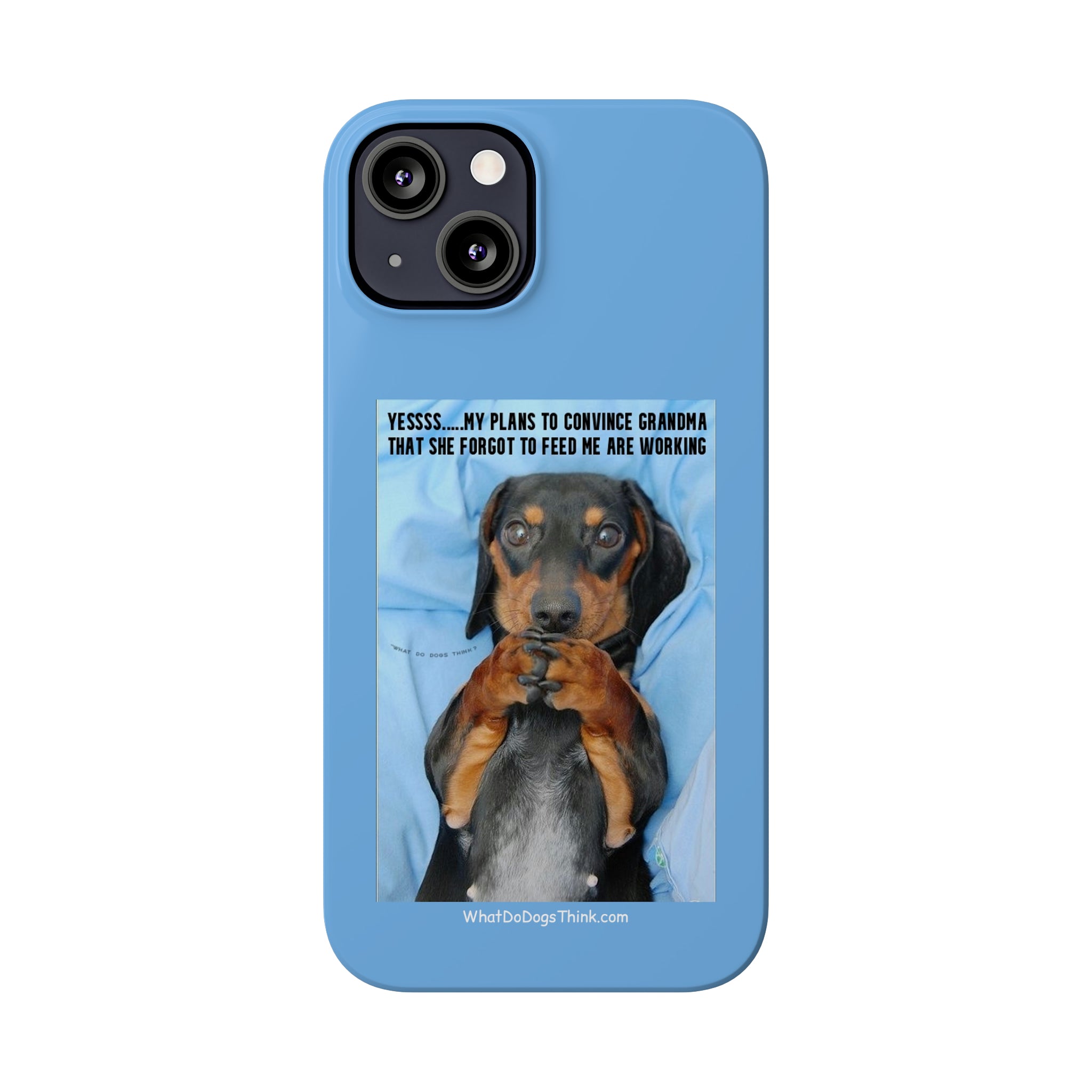 Grandma Blue Slim Phone Cases