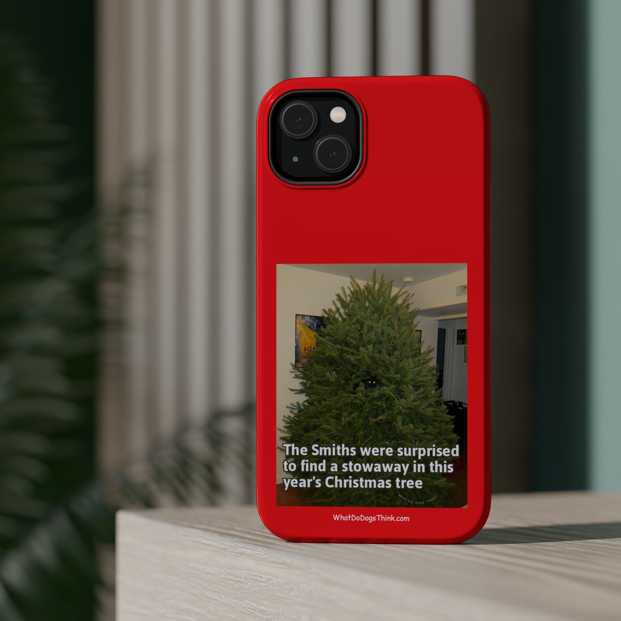 Stowaway Cat Red MagSafe Tough Case