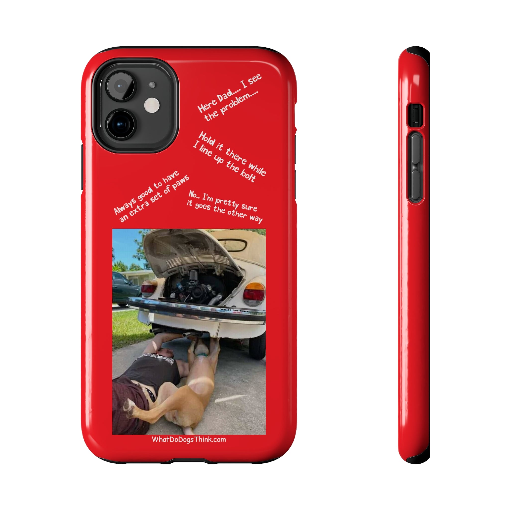 Bug Helper Compilation Red Tough Phone Cases