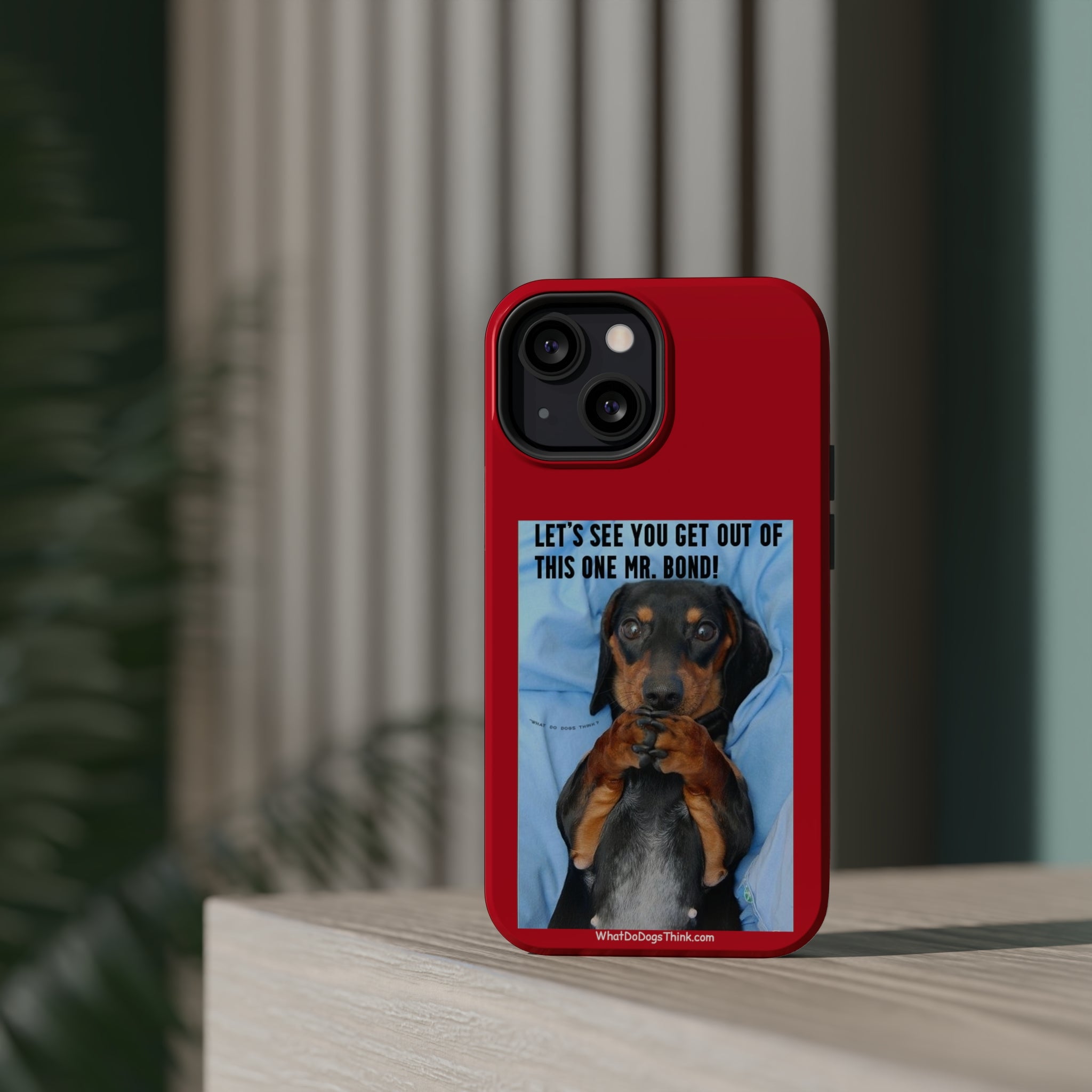 Mr. Bond Red MagSafe Tough Cases