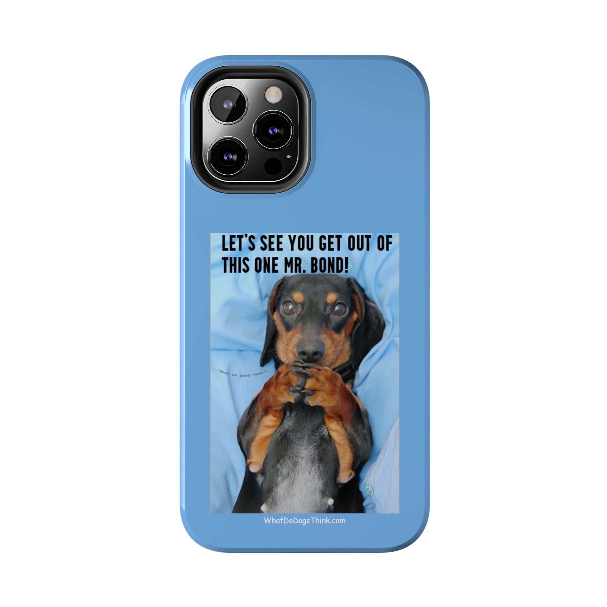Mr Bond Blue Tough Phone Cases