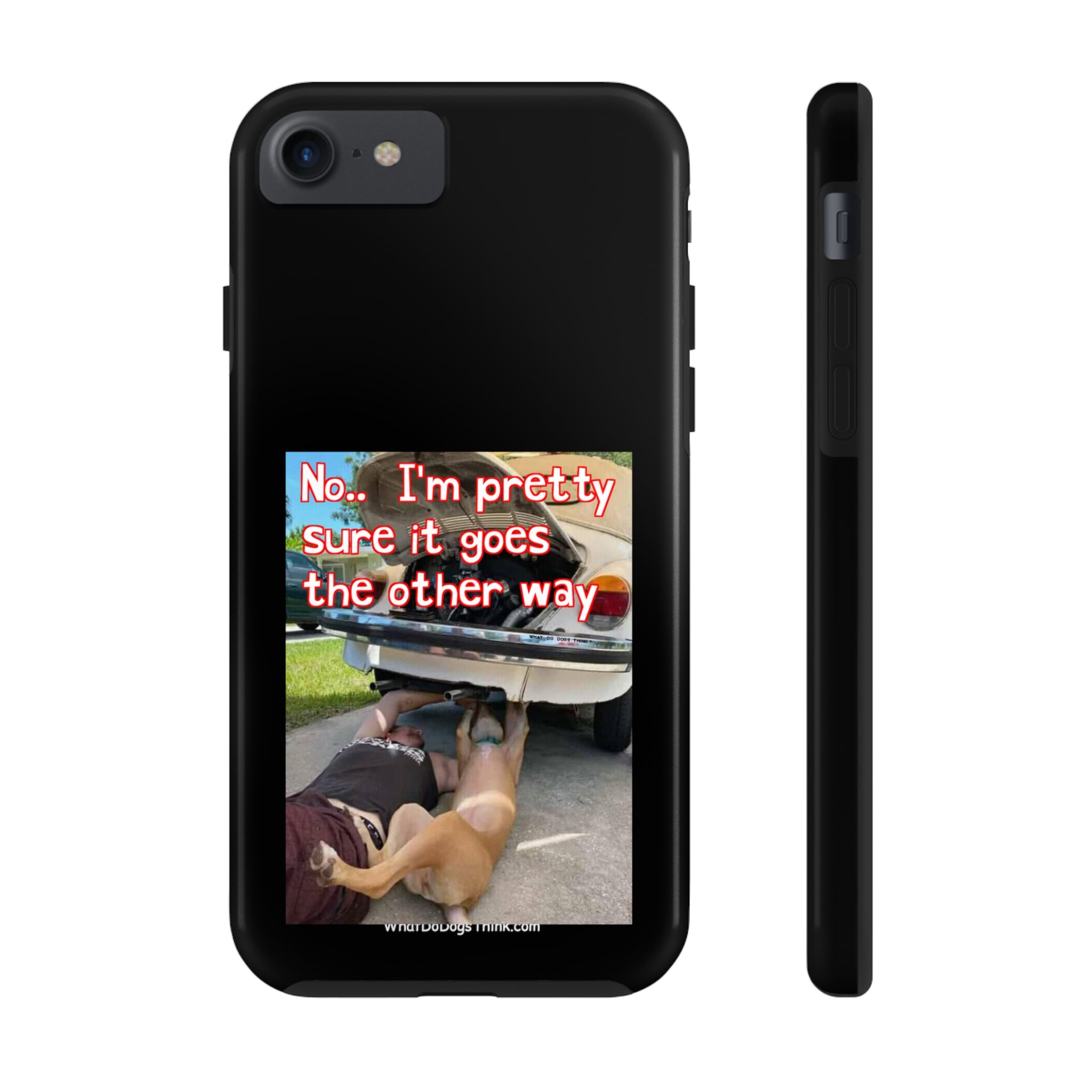 Other Way Black Tough Phone Cases