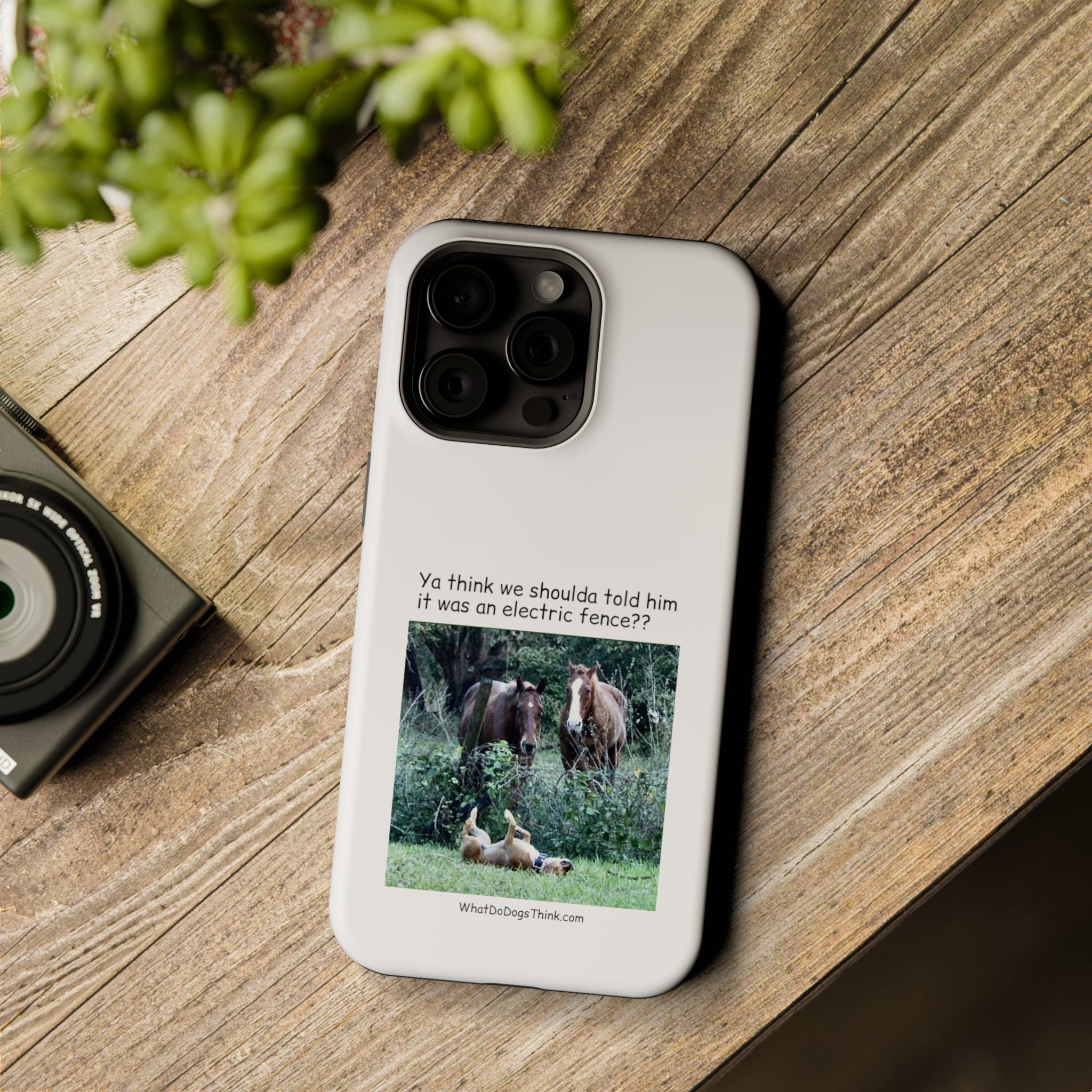 Electric Fence White MagSafe Tough Cases