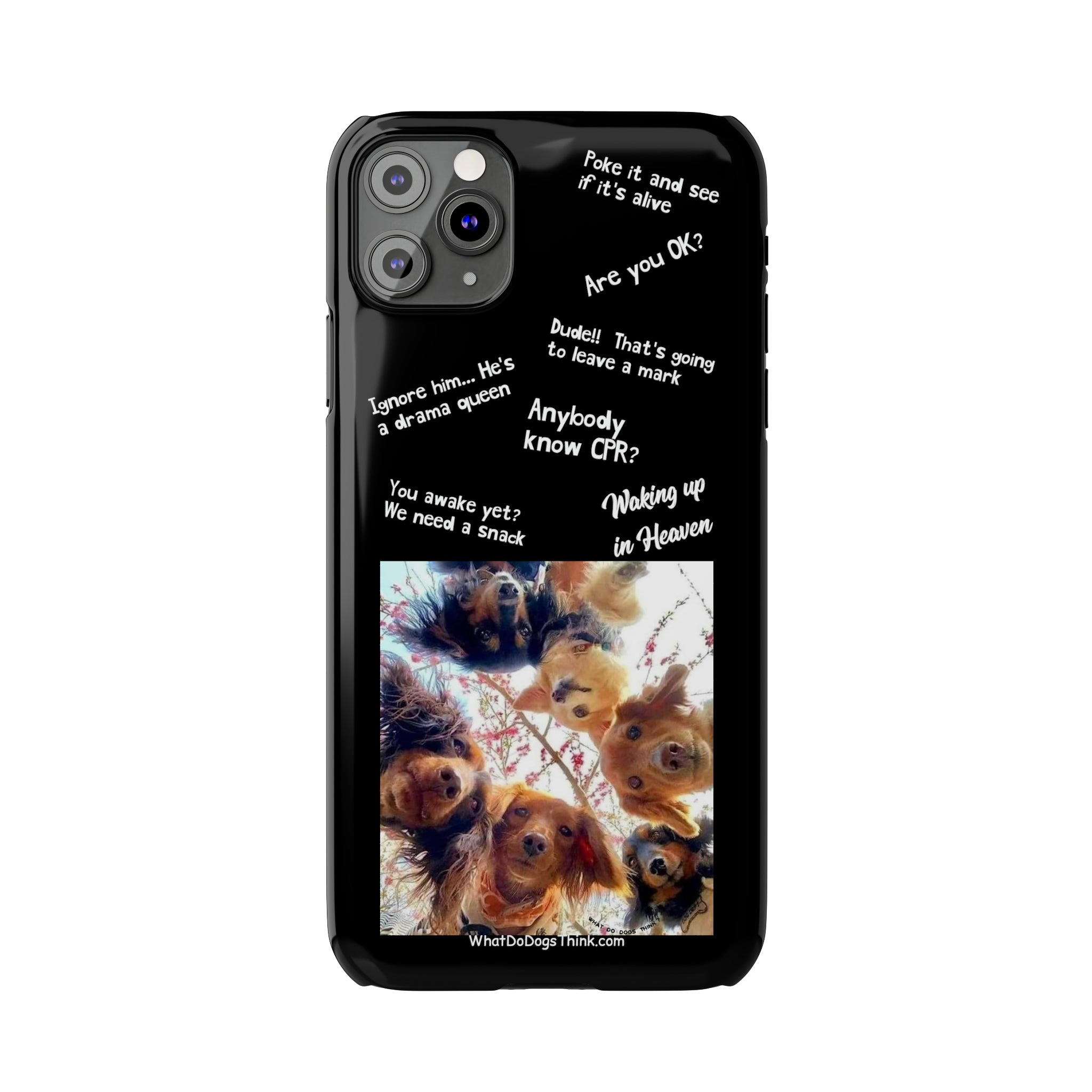 Are You OK? Compilation Black Slim Phone Cases