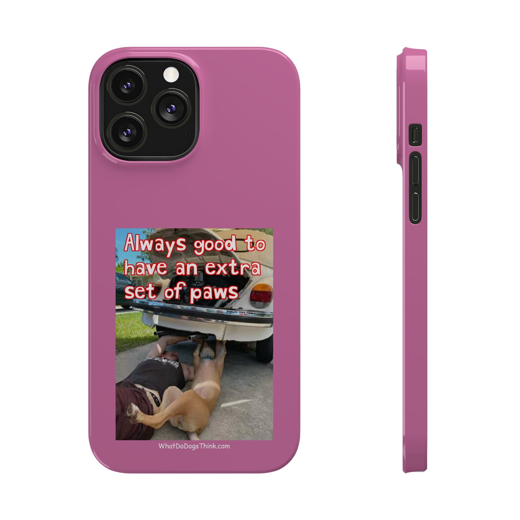 Extra Paws Pink Slim Phone Case