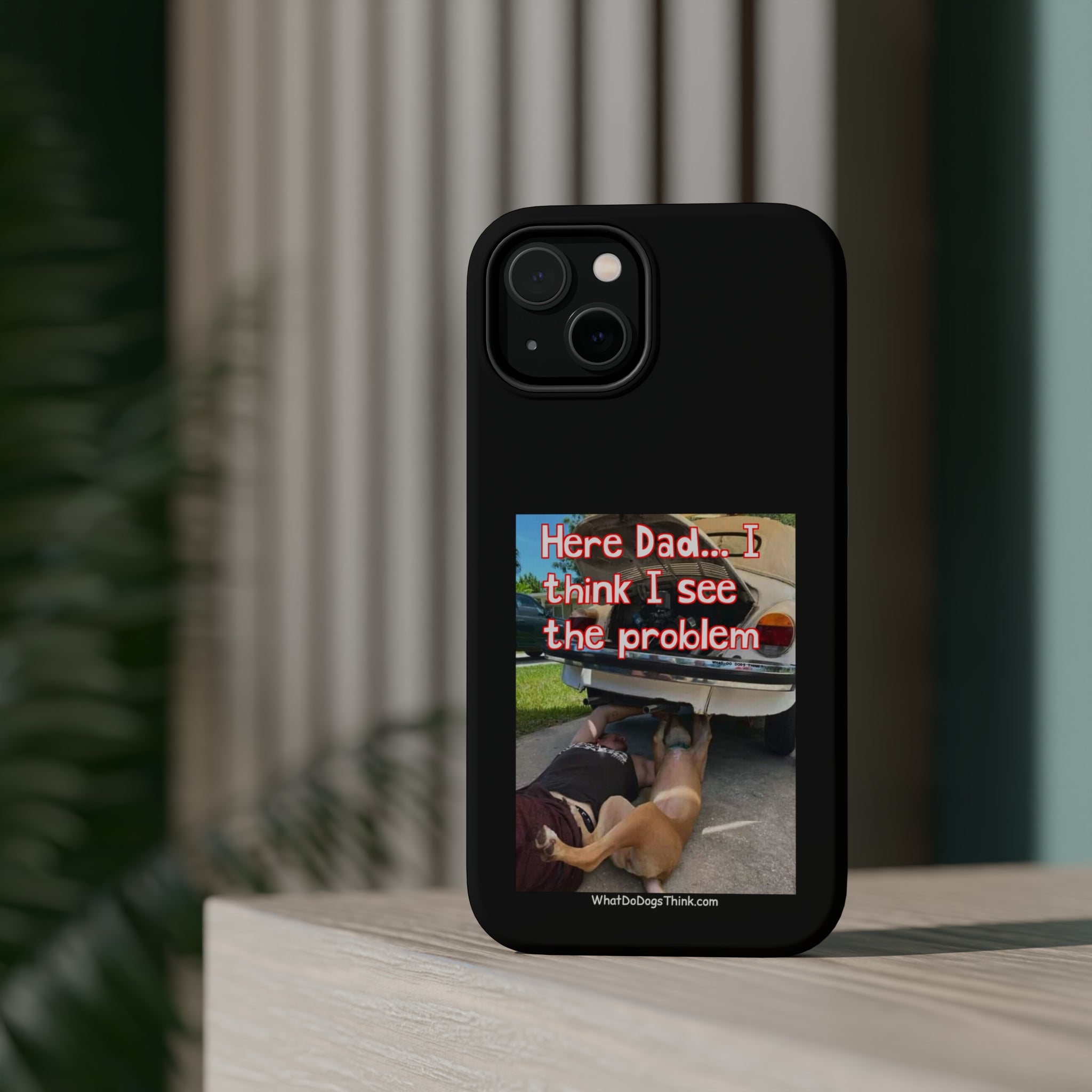 Here Dad Black MagSafe Tough Cases