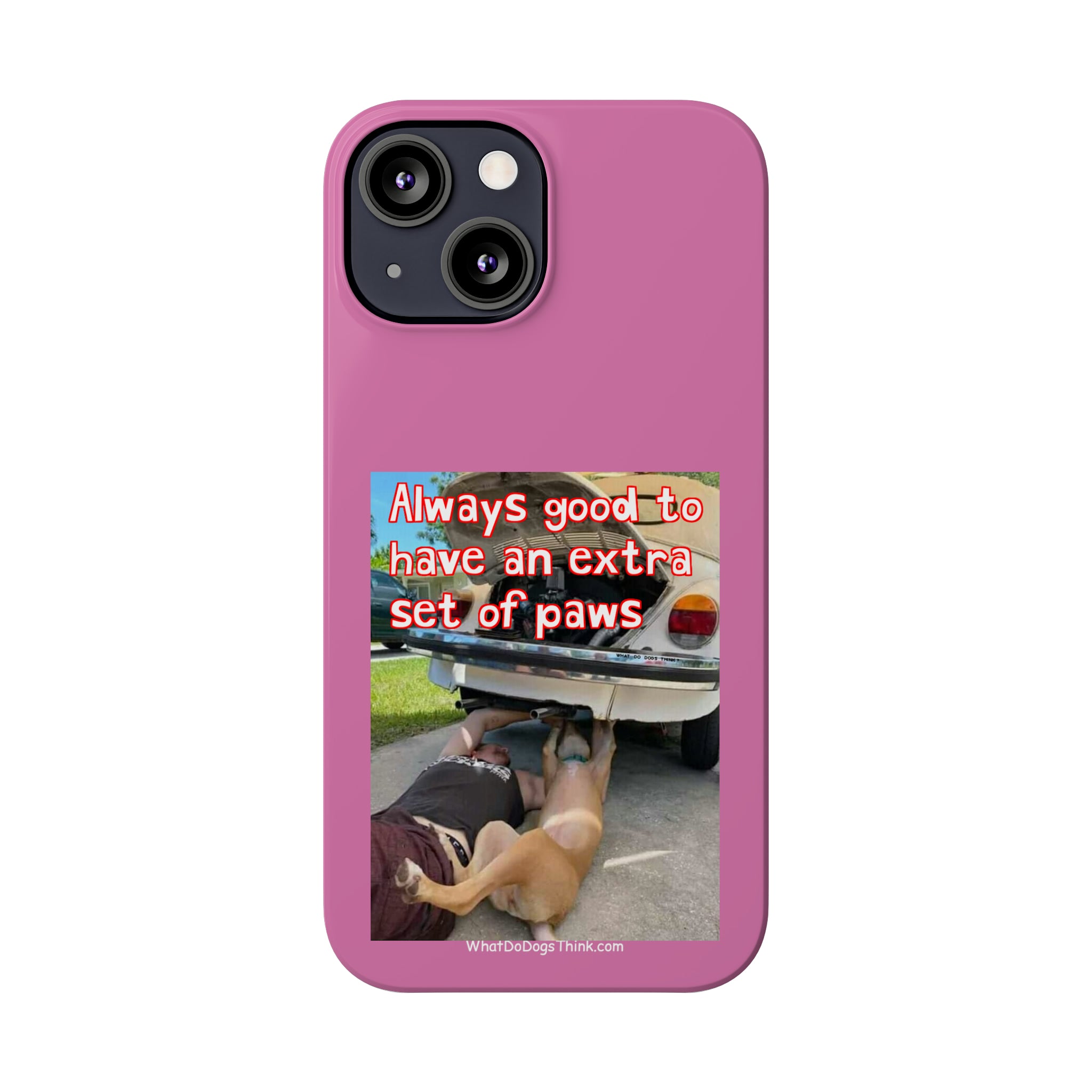 Extra Paws Pink Slim Phone Case