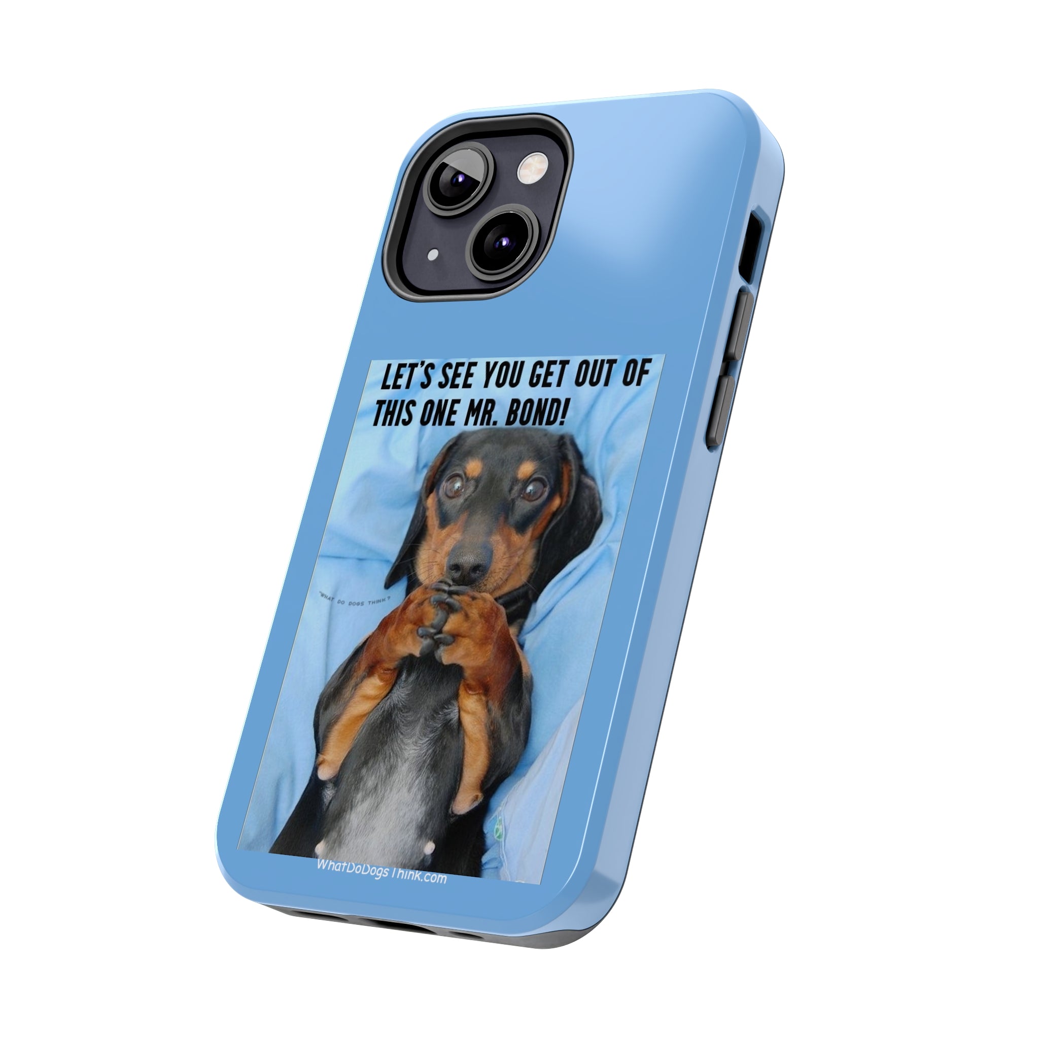 Mr Bond Blue Tough Phone Cases