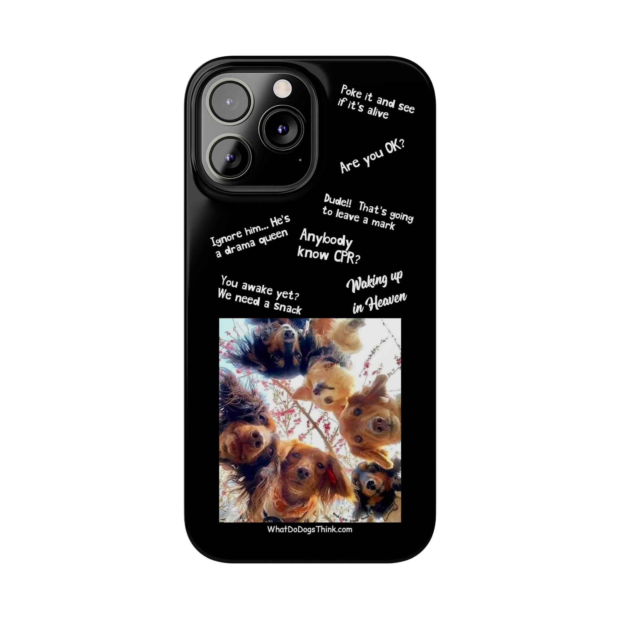 Are You OK? Compilation Black Slim Phone Cases