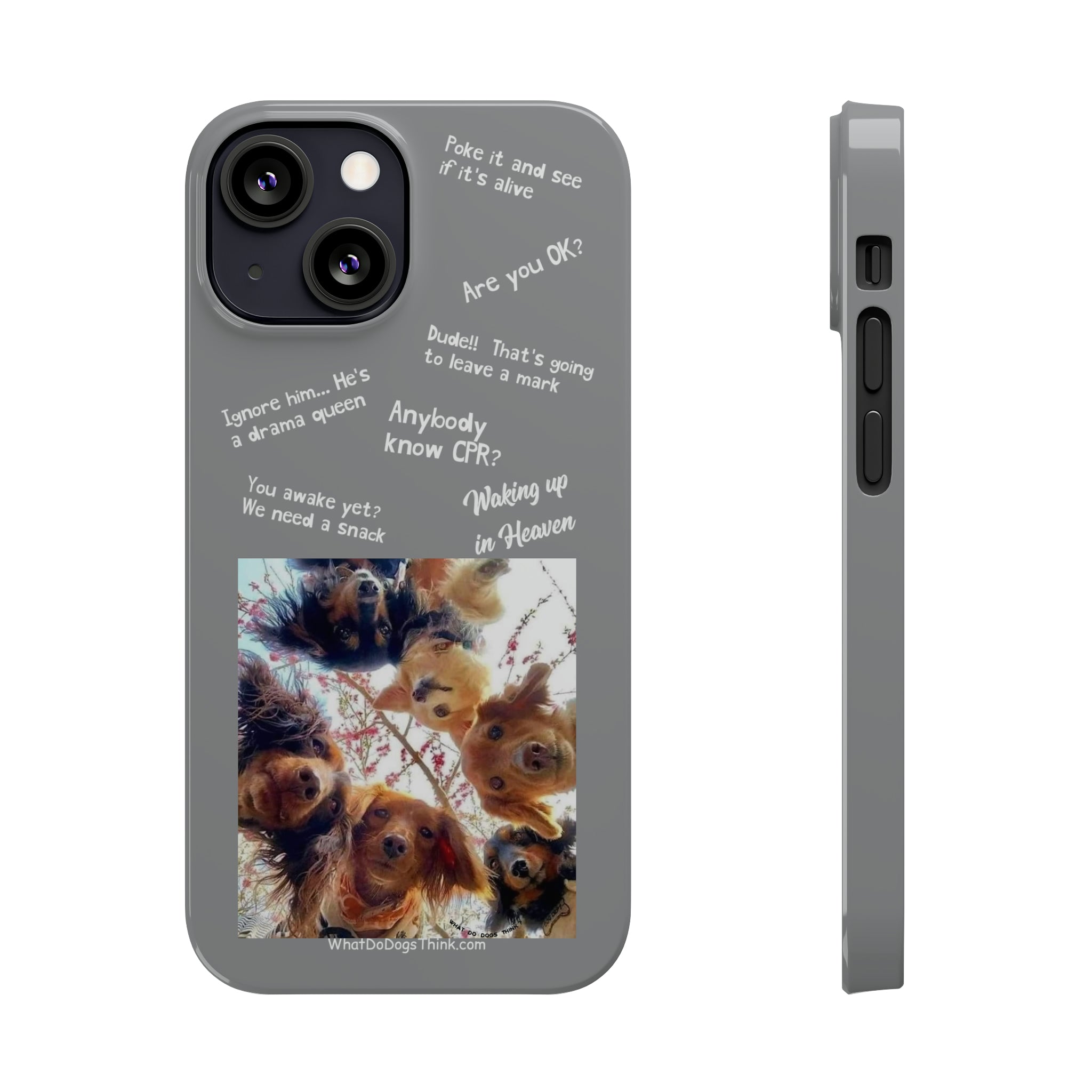 Are You OK? Compilation Grey Slim Phone Cases