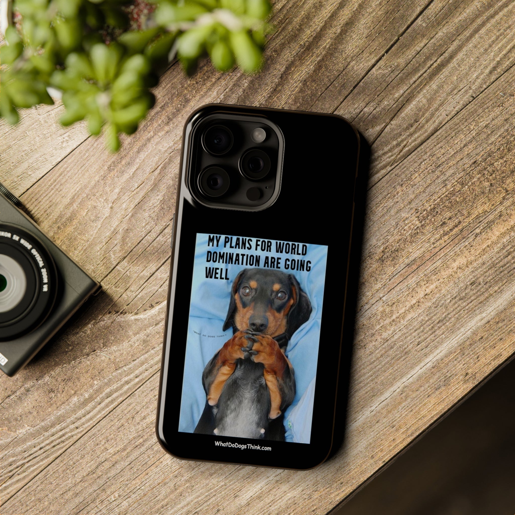 World Domination Black MagSafe Tough Cases