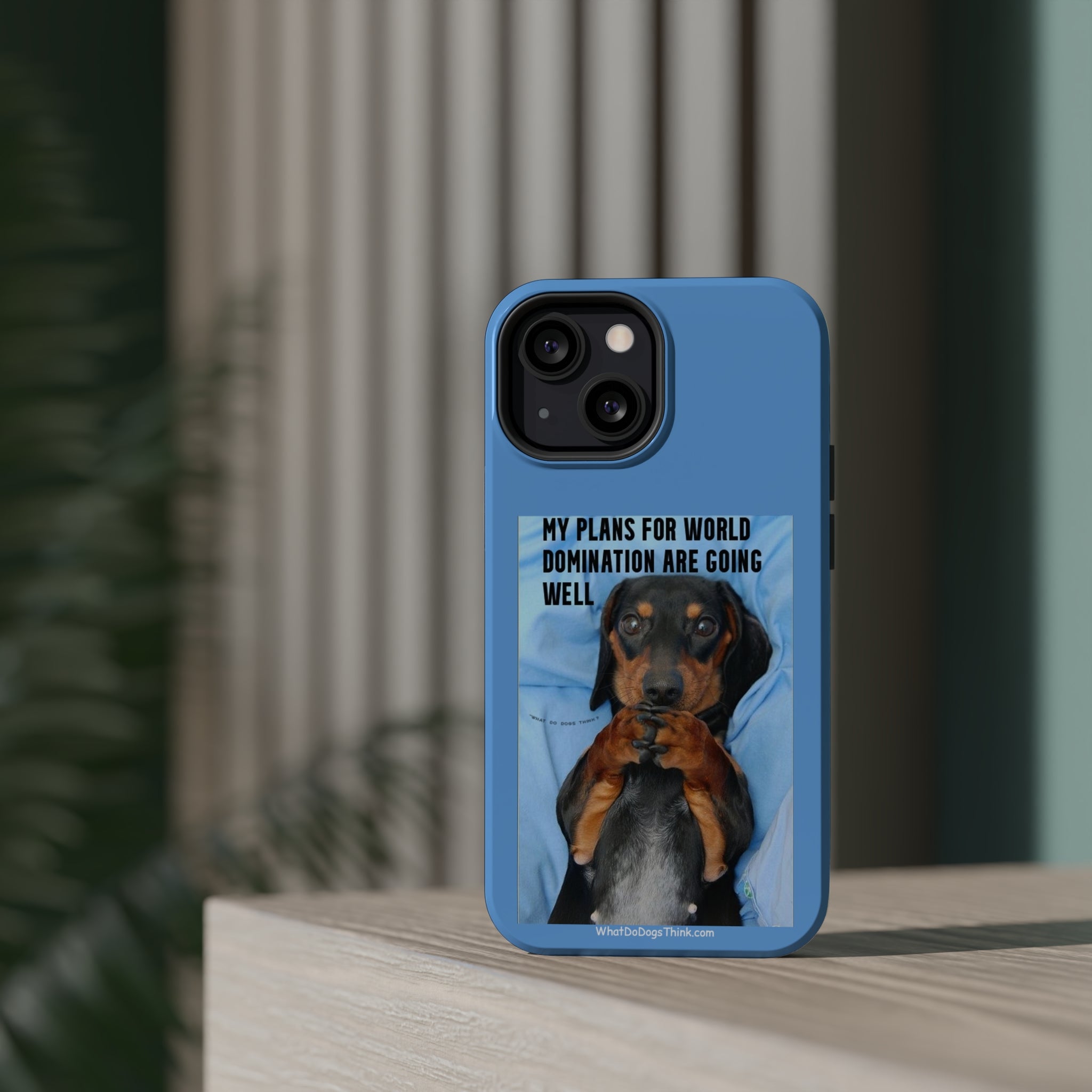 World Domination Blue MagSafe Tough Cases