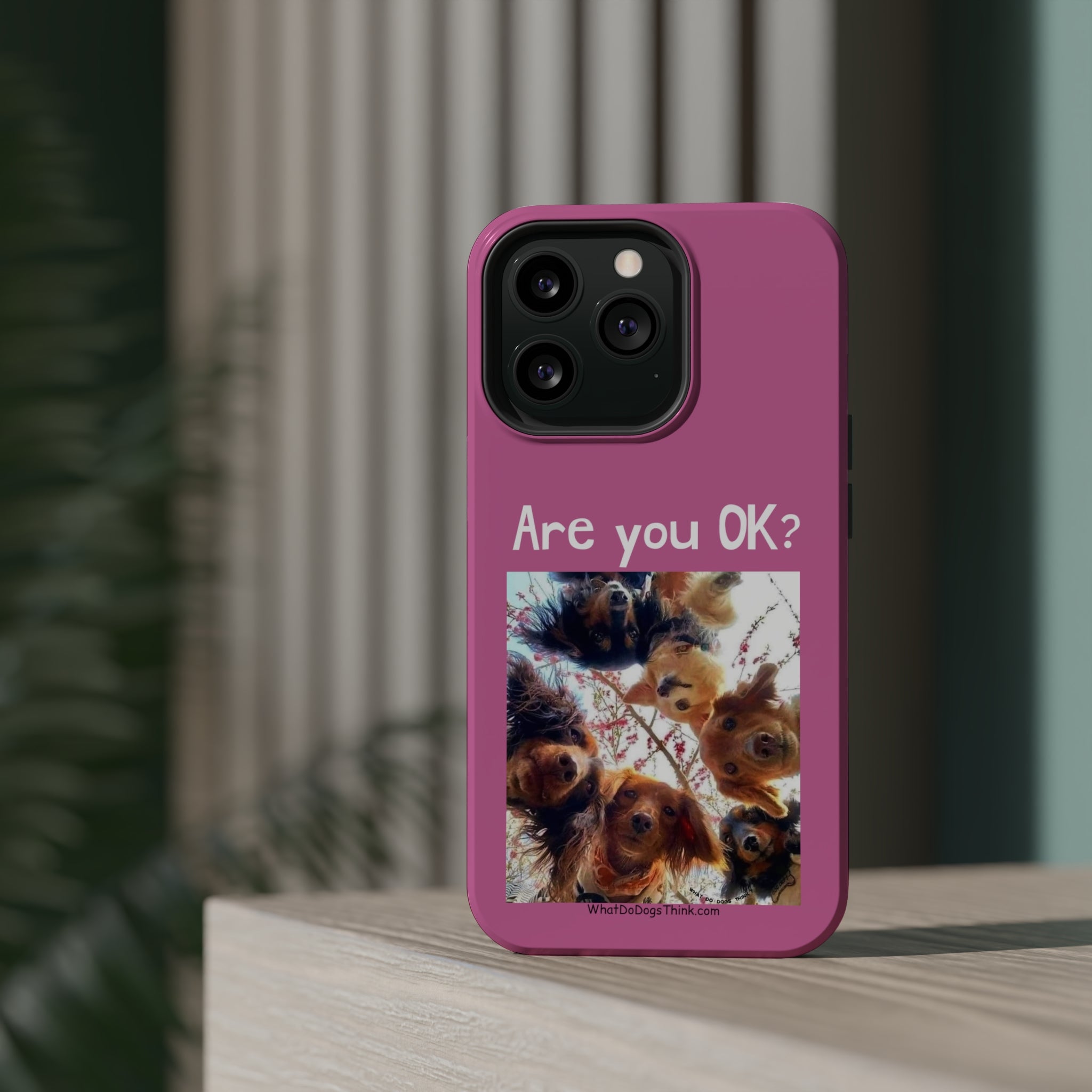 Are you OK? Pink Mag Safe Tough Cases