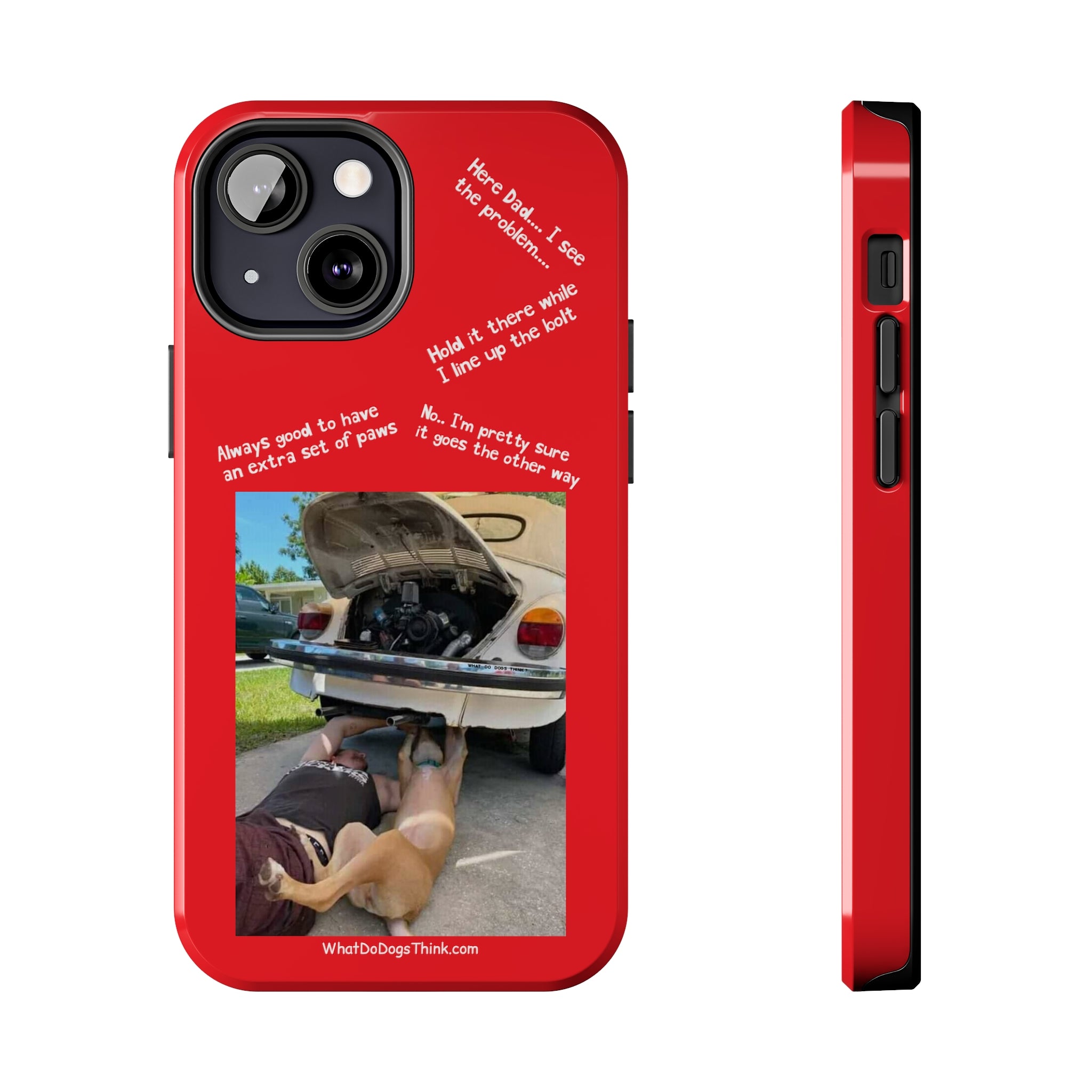 Bug Helper Compilation Red Tough Phone Cases