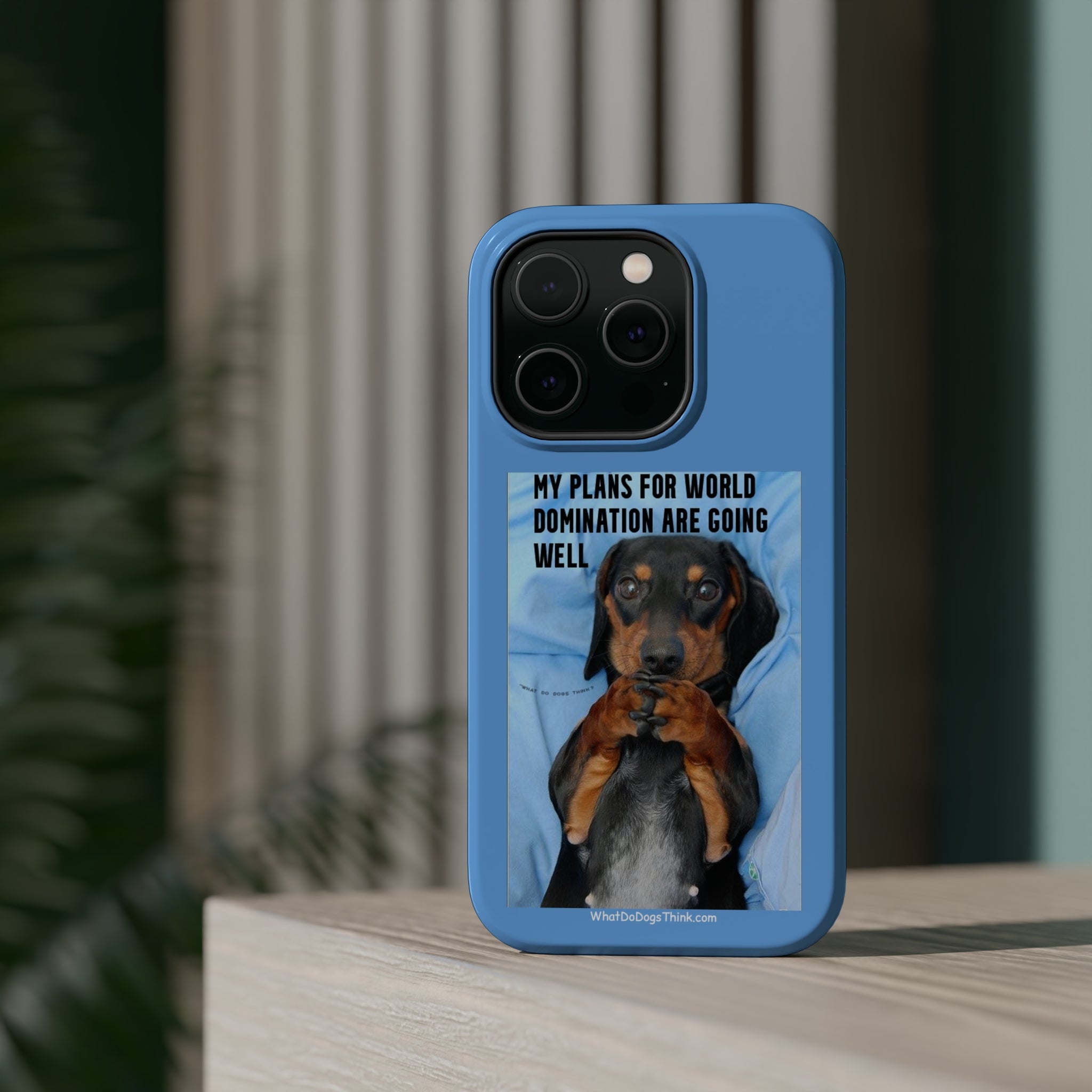 World Domination Blue MagSafe Tough Cases