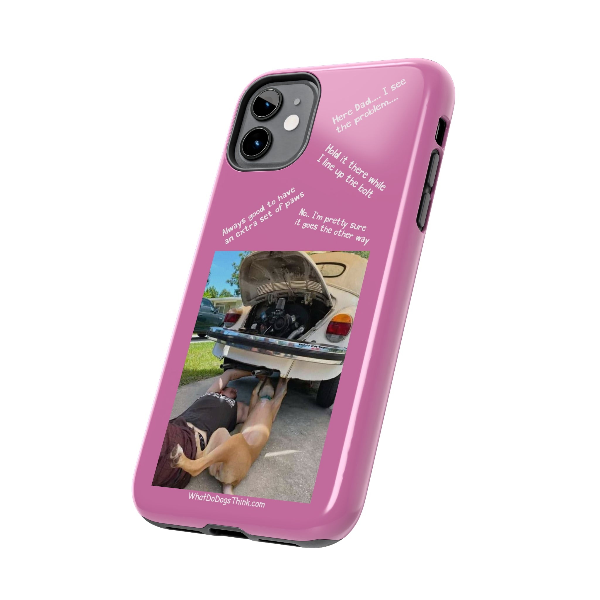 Bug Helper Compilation Pink Tough Phone Cases