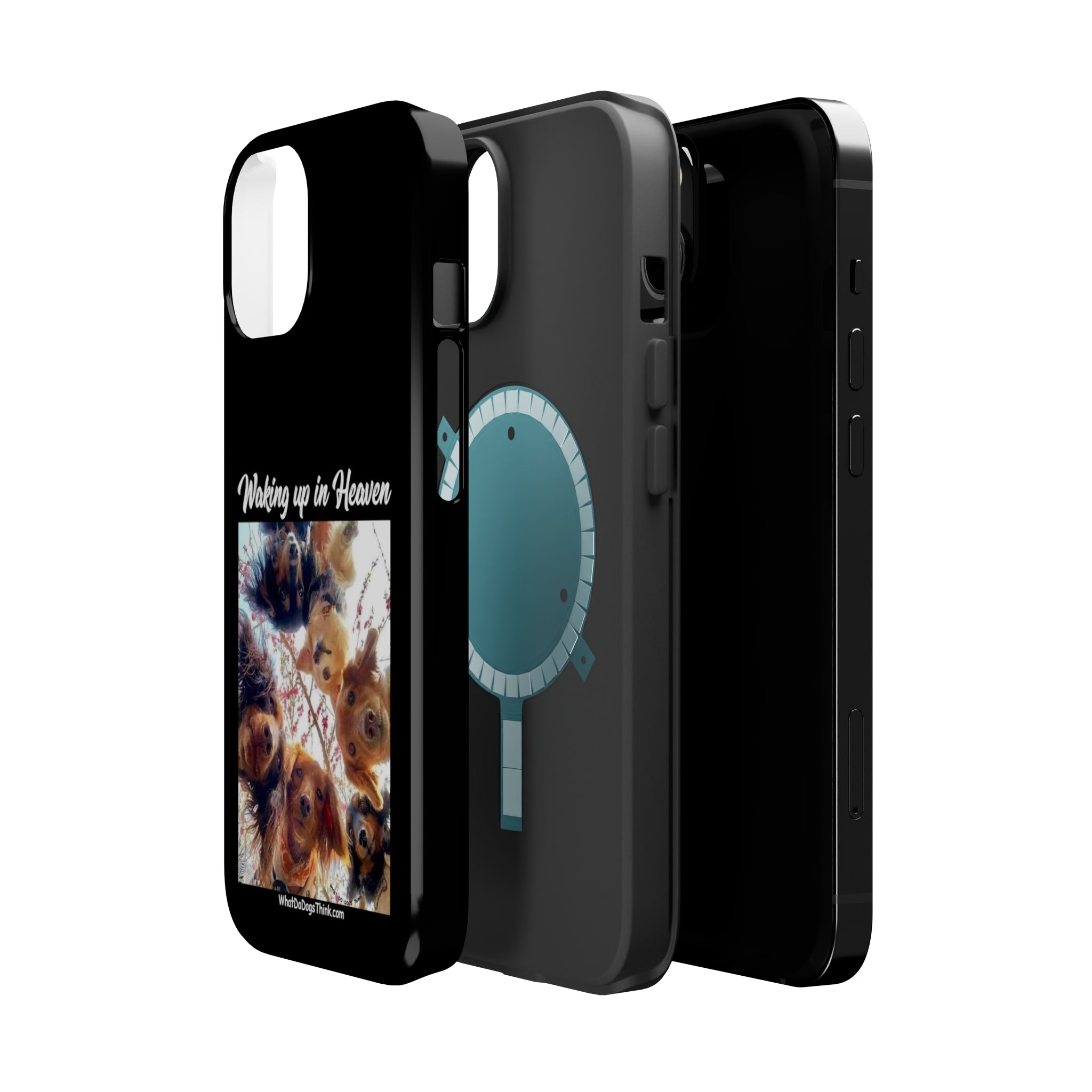 Waking Up In Heaven Black MagSafe Tough Cases