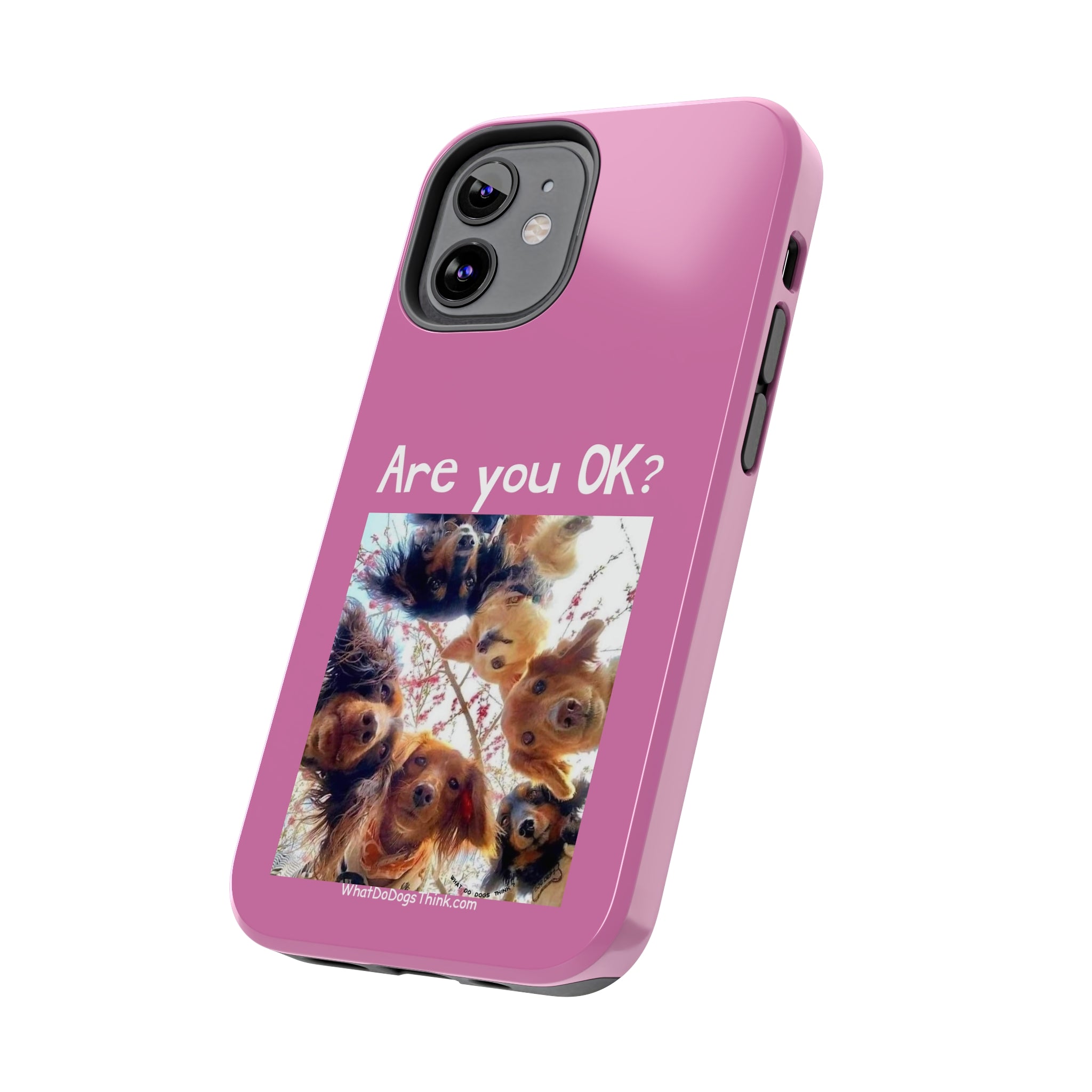 Are you OK? Pink Tough Phone Cases