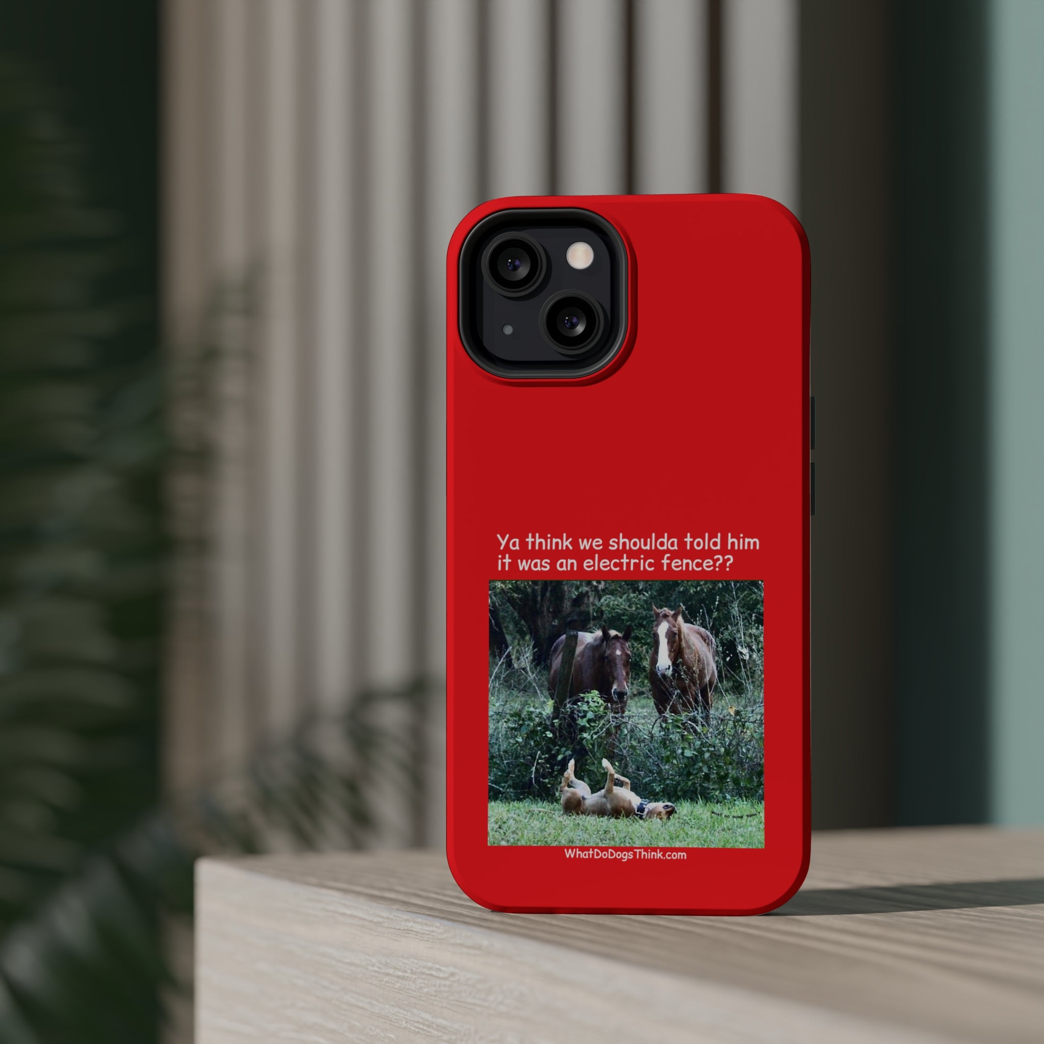 Electric Fence Red MagSafe Tough Cases