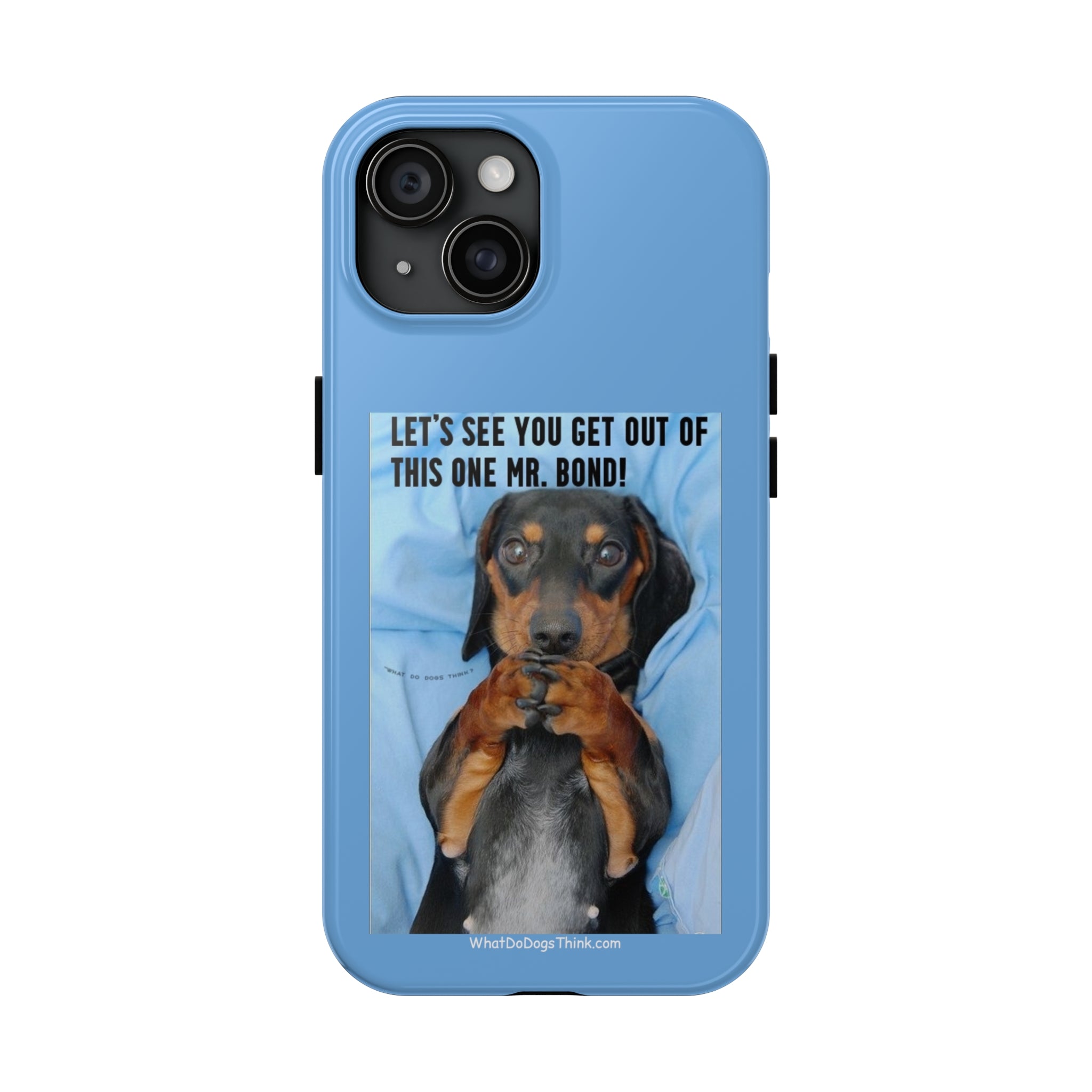 Mr Bond Blue Tough Phone Cases