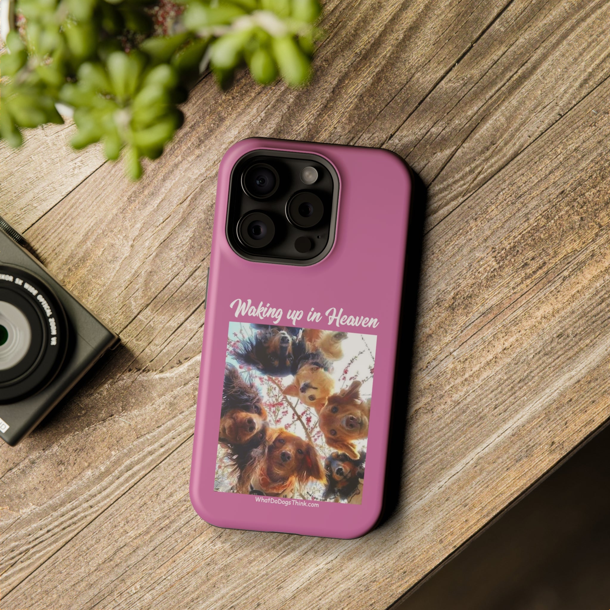 Waking Up In Heaven Pink MagSafe Tough Cases