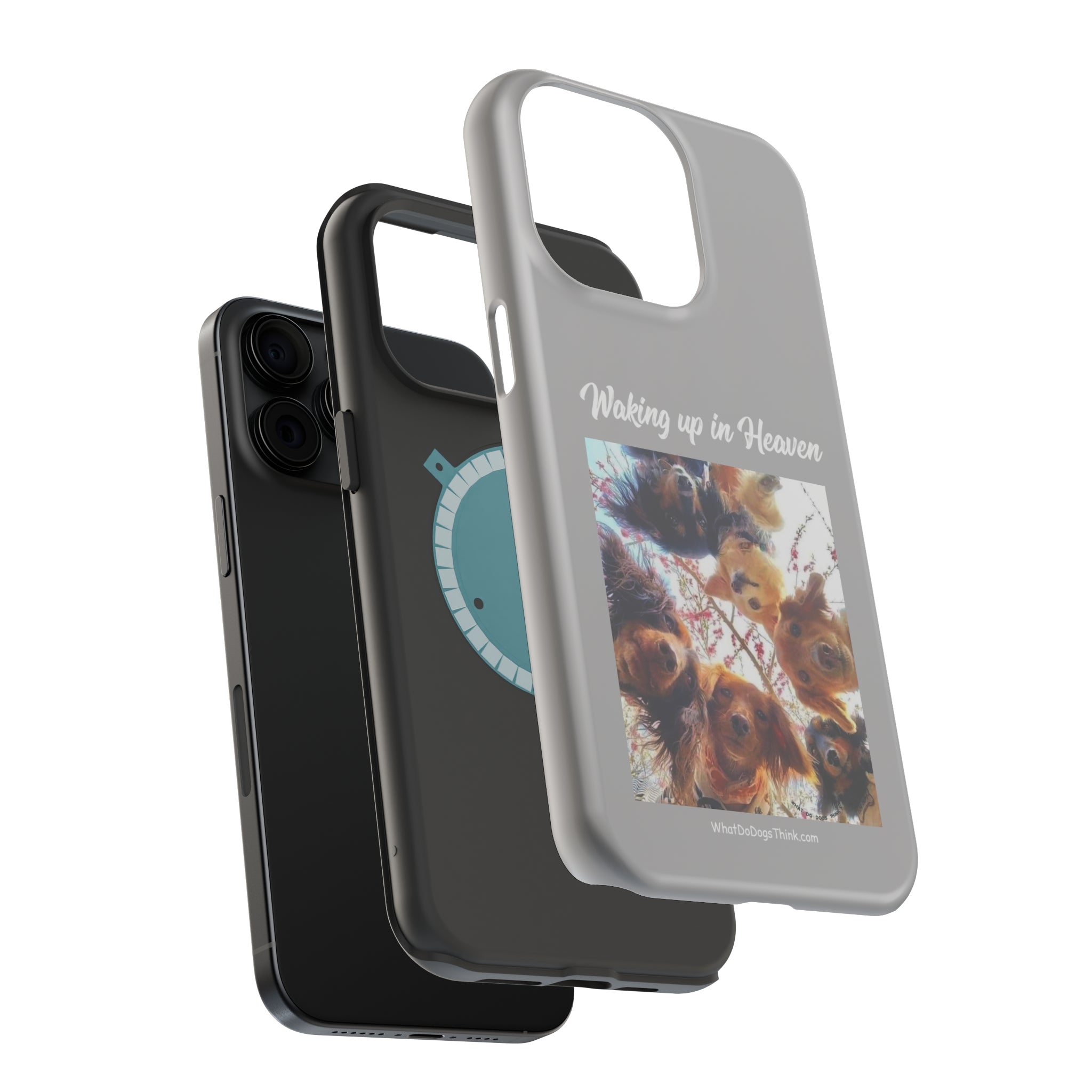 Waking Up In Heaven Gray MagSafe Tough Cases