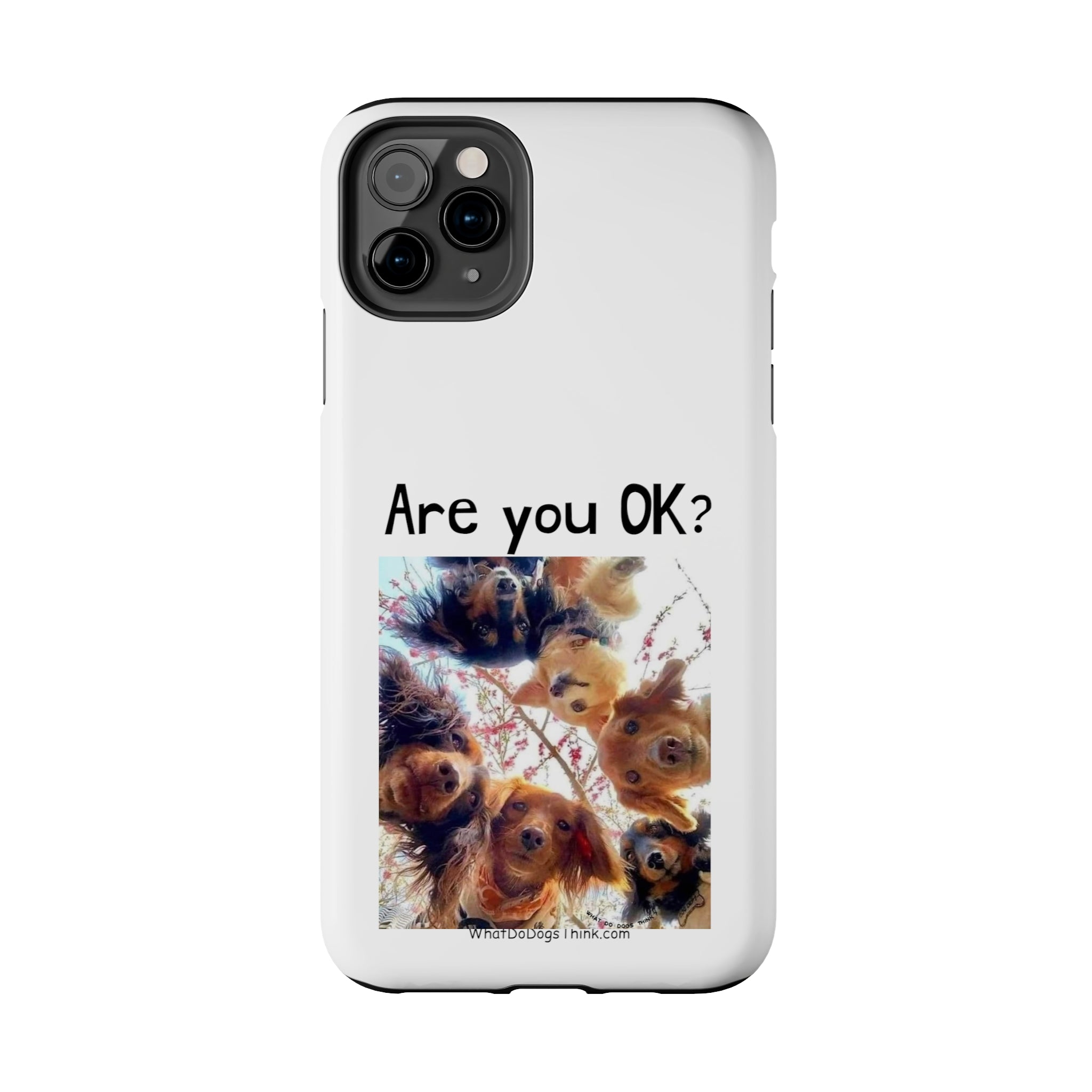 Are You OK? White Tough Phone Cases
