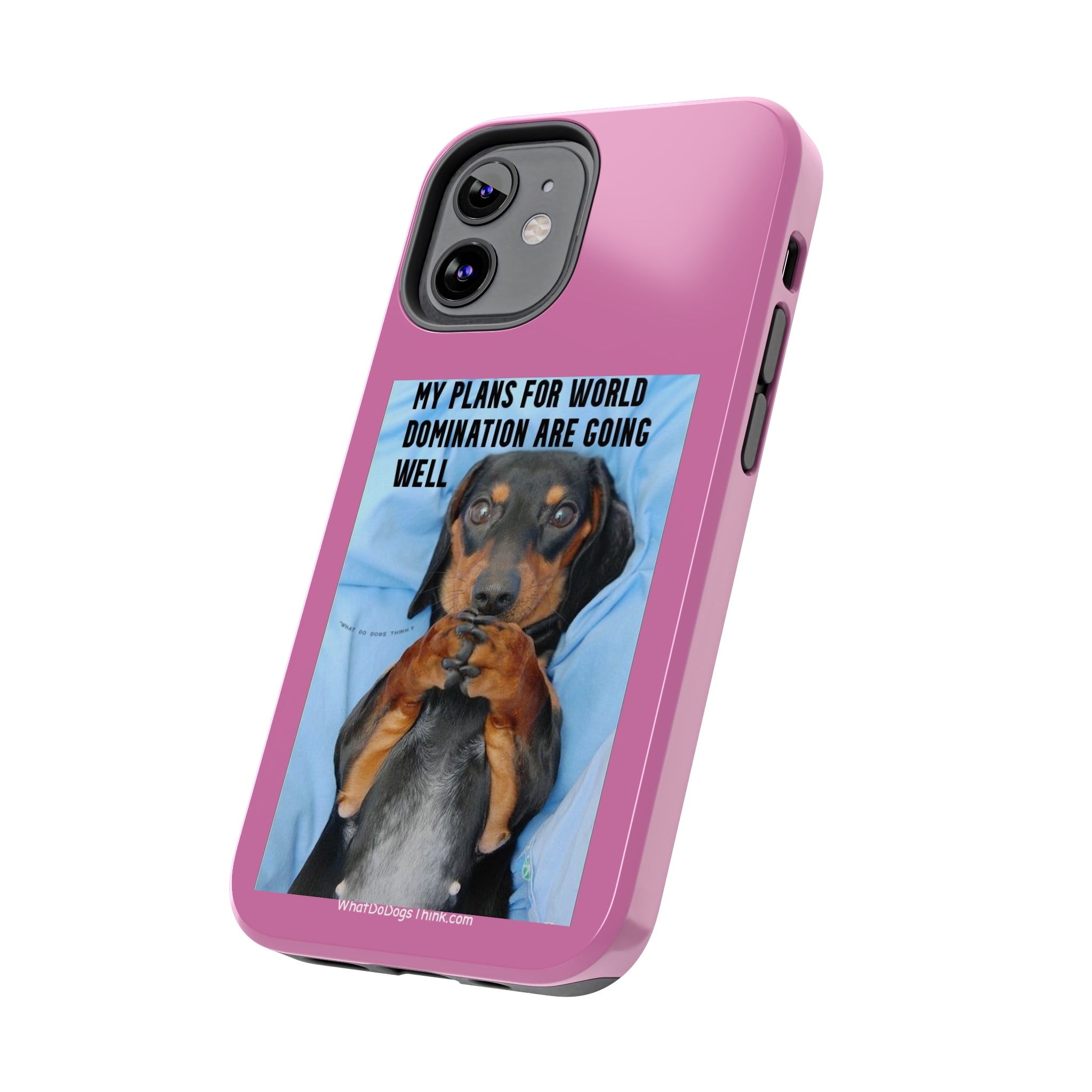 World Domination Pink Tough Phone Cases