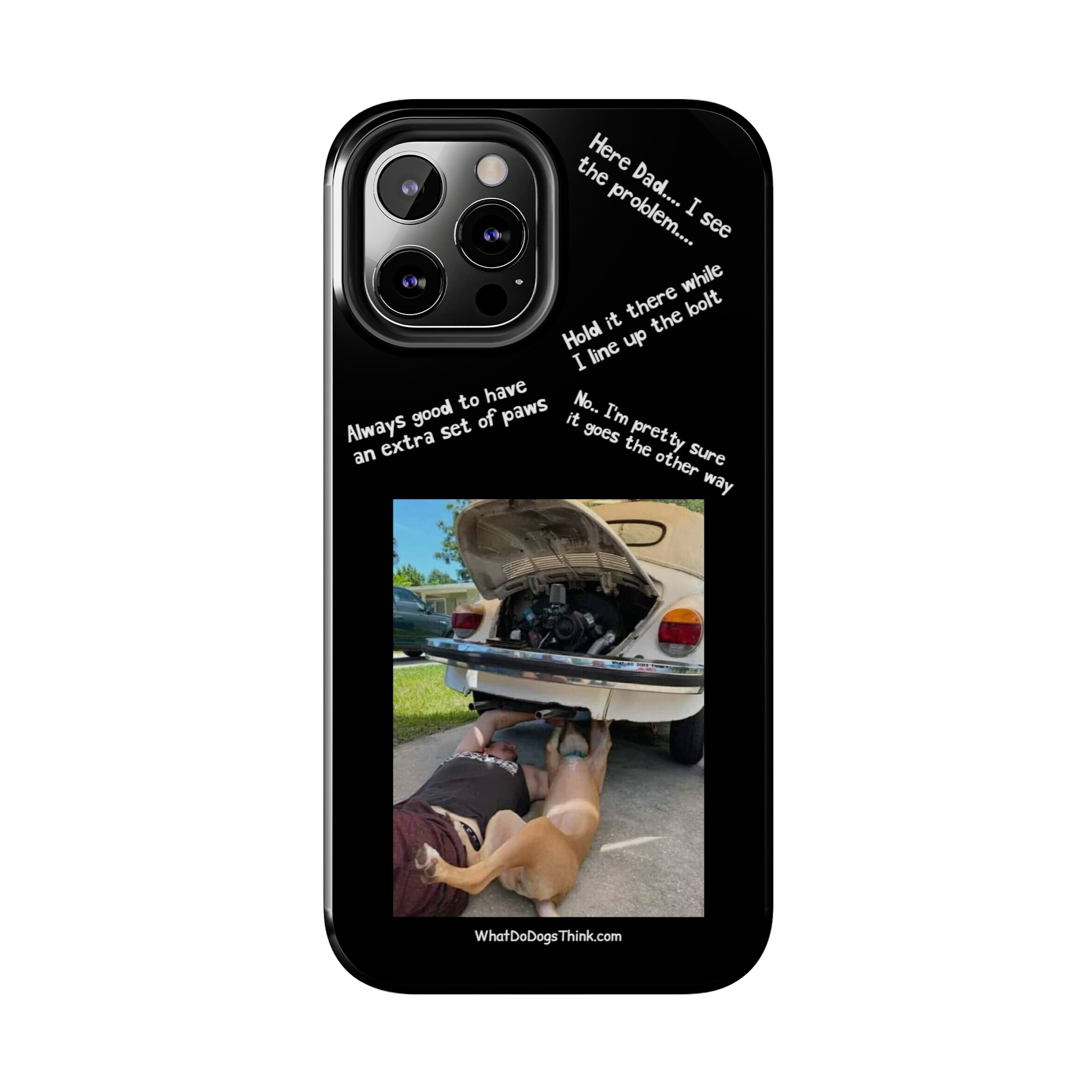 Bug Helper Compilation Black Tough Phone Cases