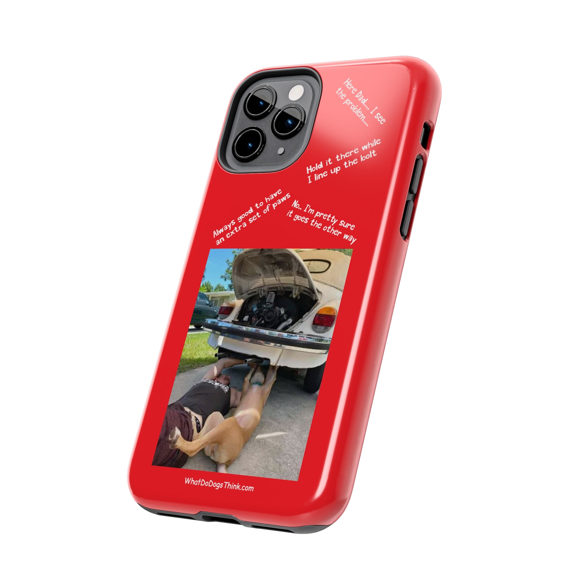 Bug Helper Compilation Red Tough Phone Cases