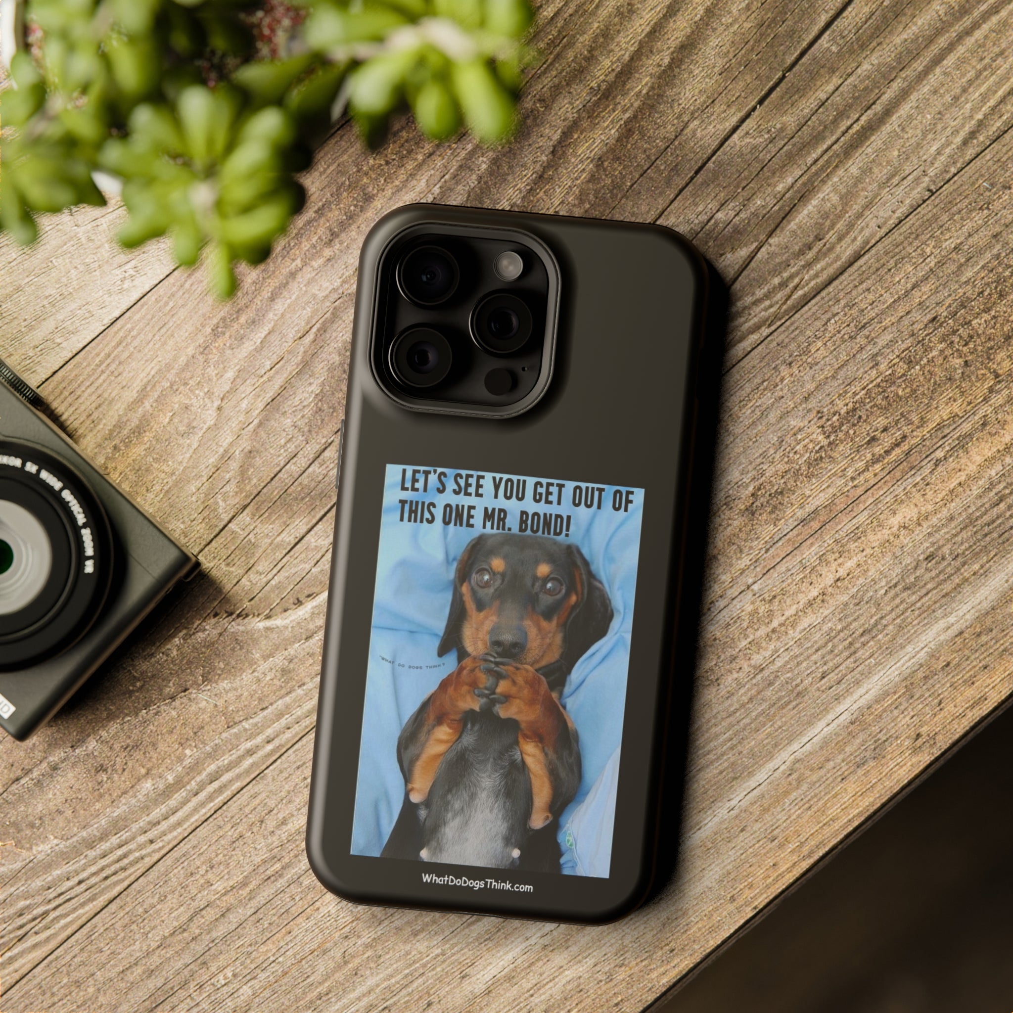 Mr. Bond Black MagSafe Tough Cases