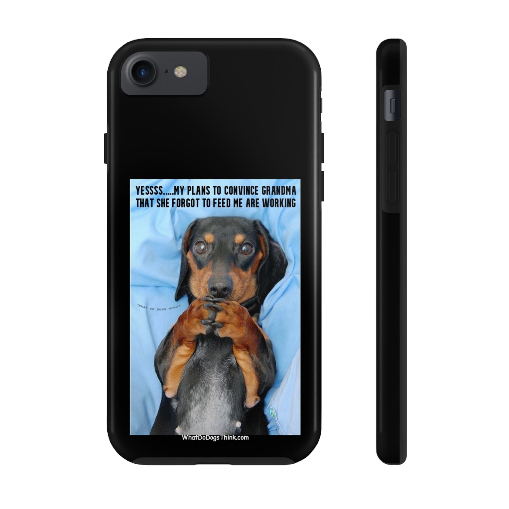 Grandma Black Tough Phone Cases