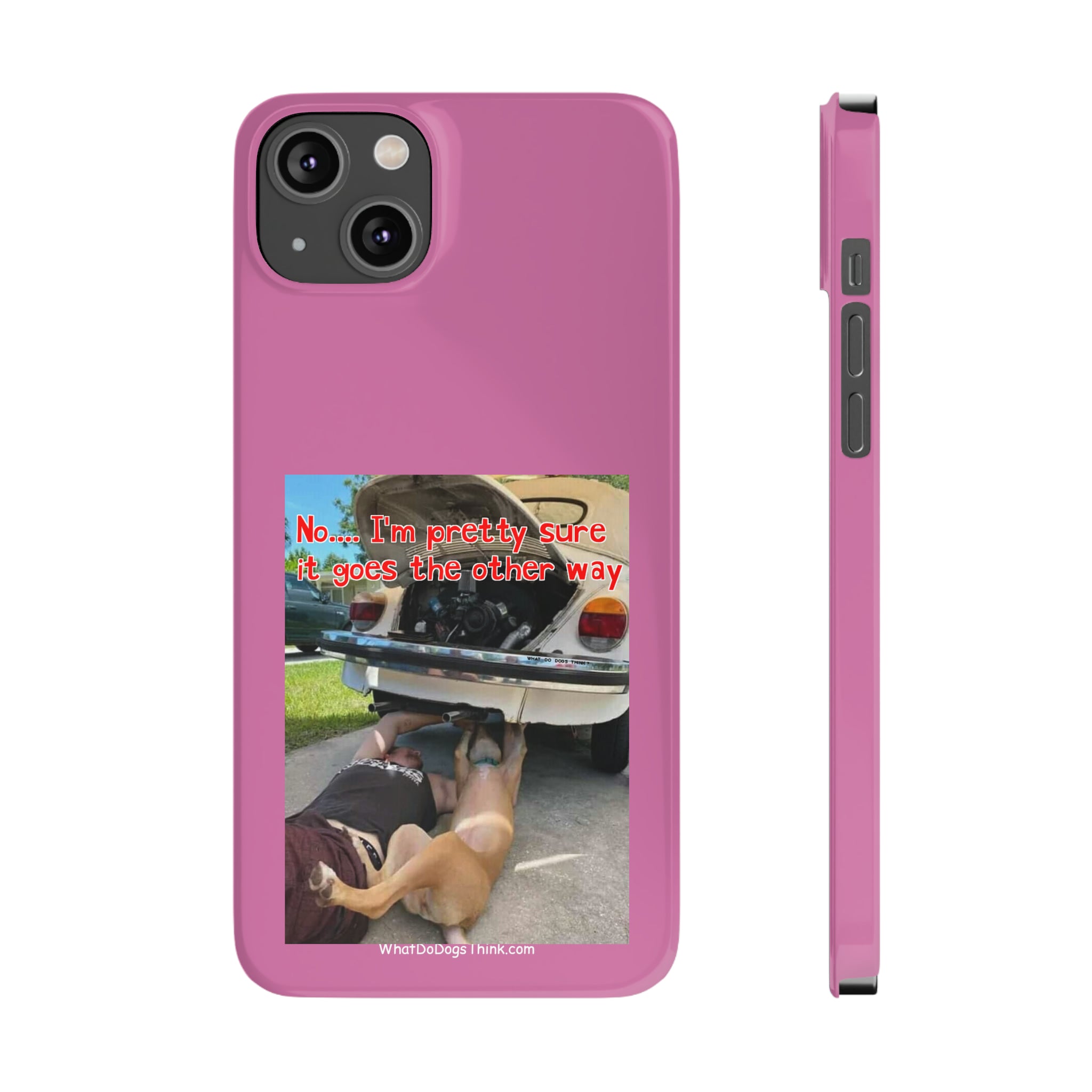 Other Way Pink Slim Phone Cases