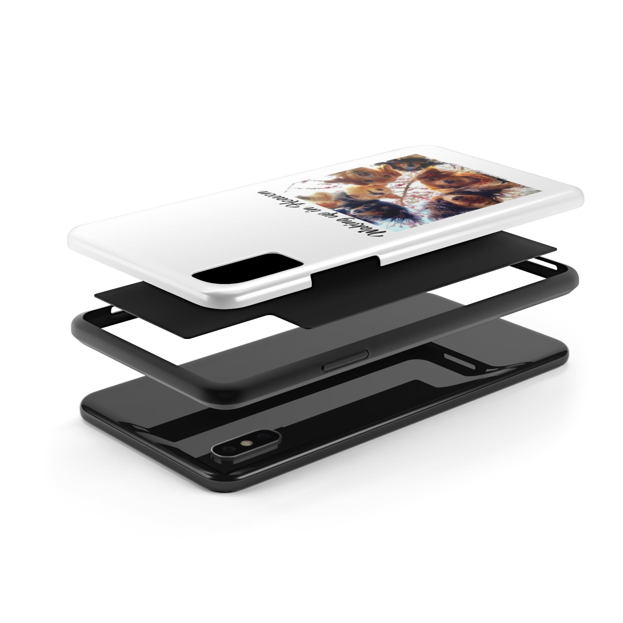 Waking Up in Heaven White Tough Phone Cases