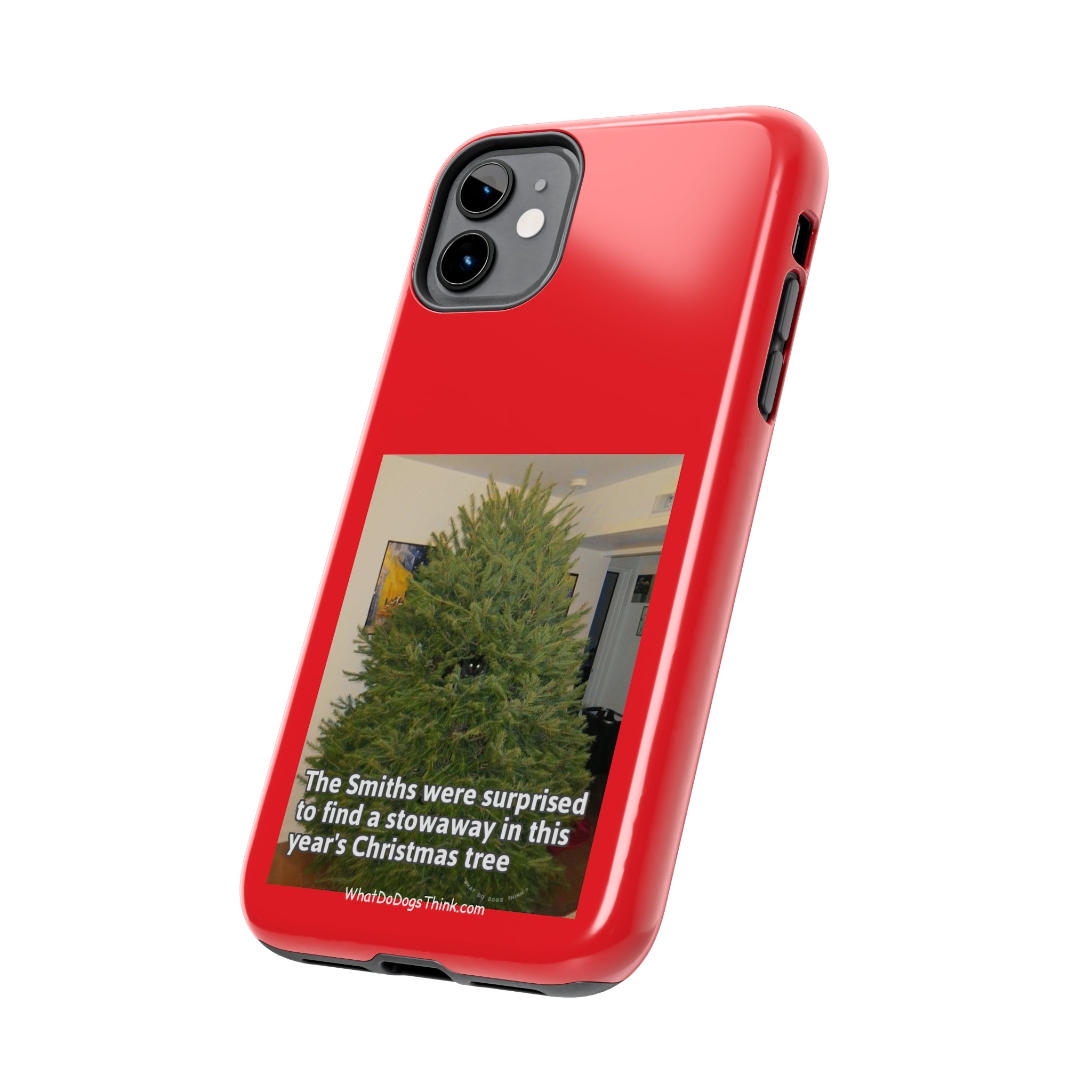 Stowaway Cat Red Tough Phone Cases