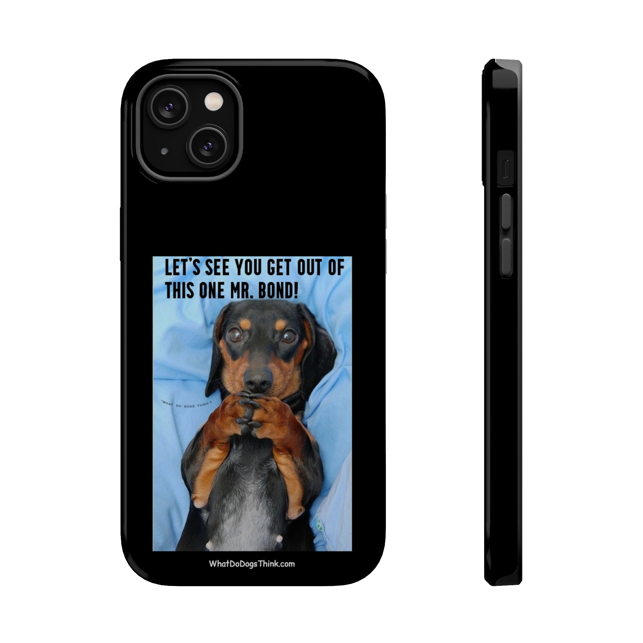 Mr. Bond Black MagSafe Tough Cases