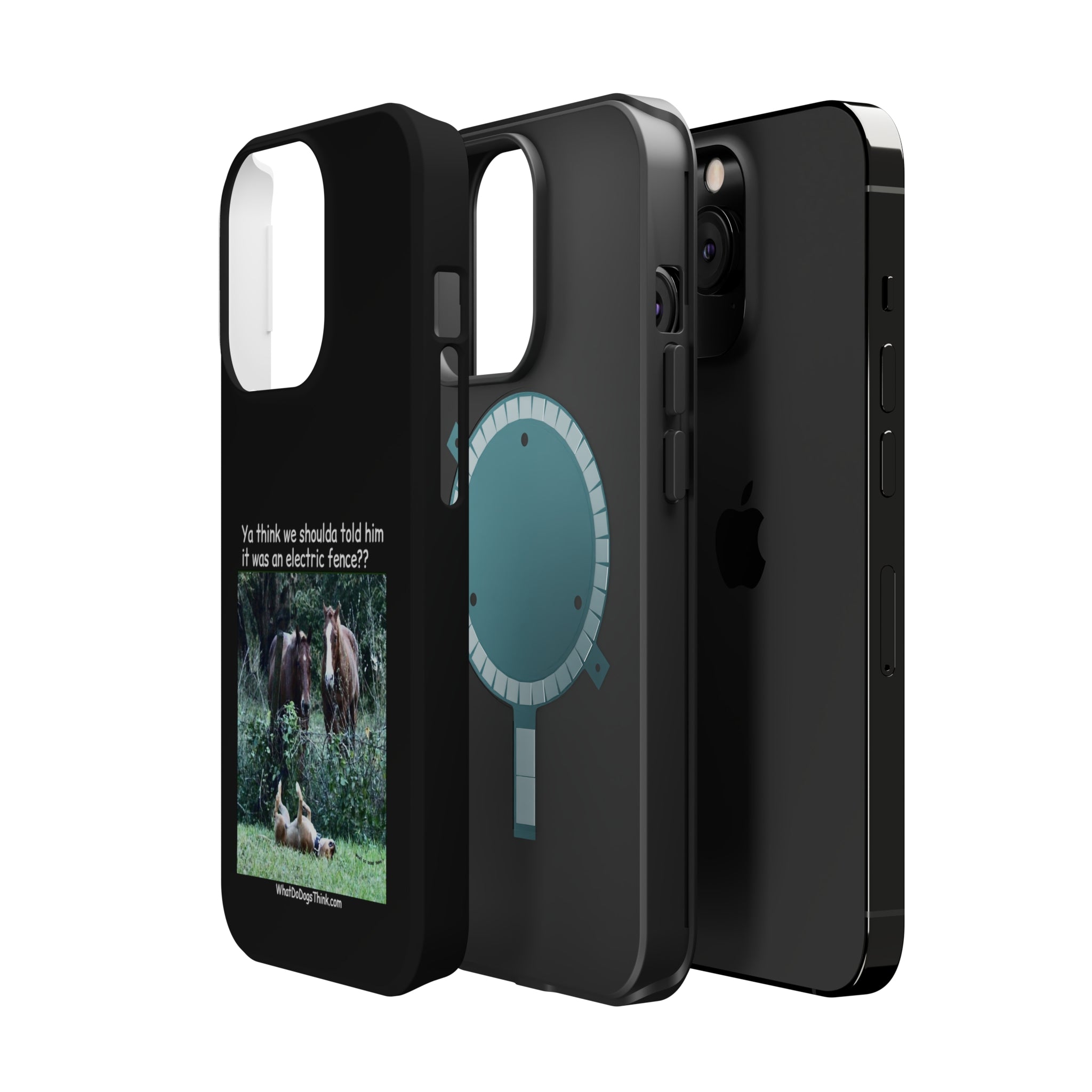 Electric Fence Black MagSafe Tough Cases