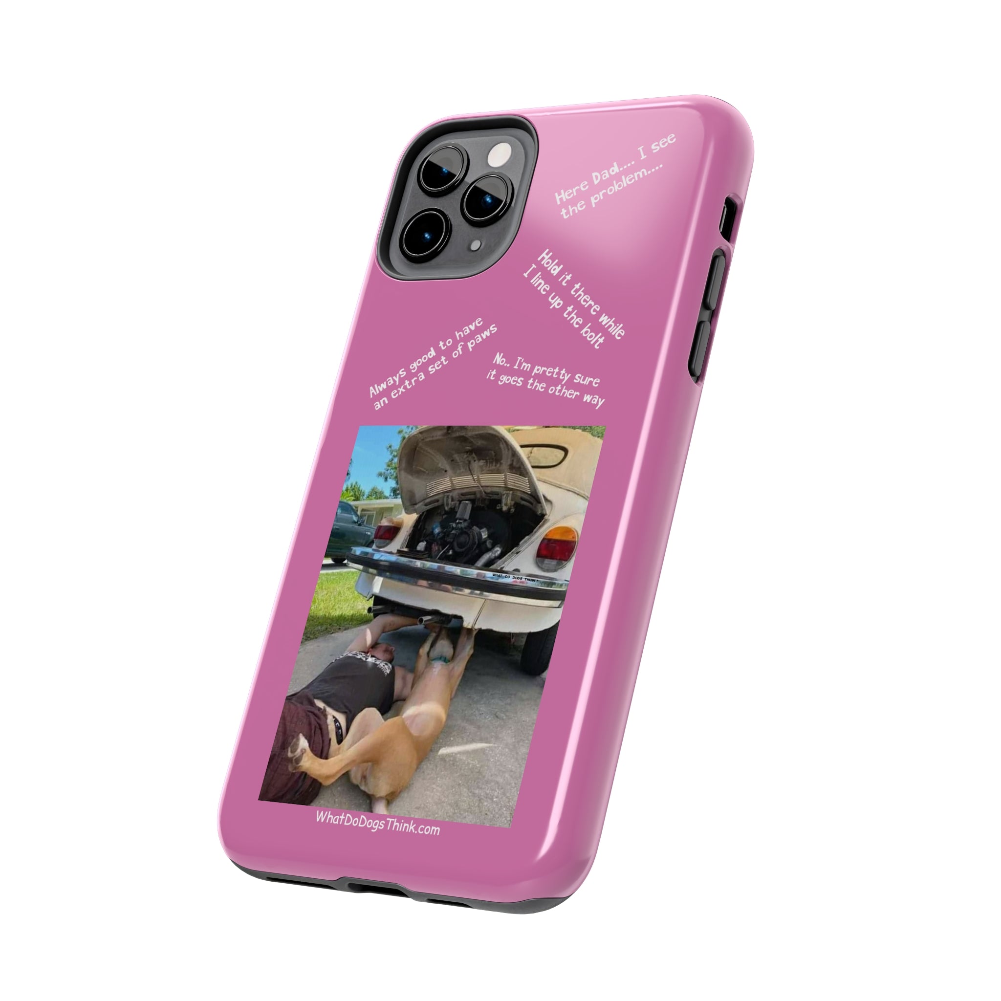 Bug Helper Compilation Pink Tough Phone Cases