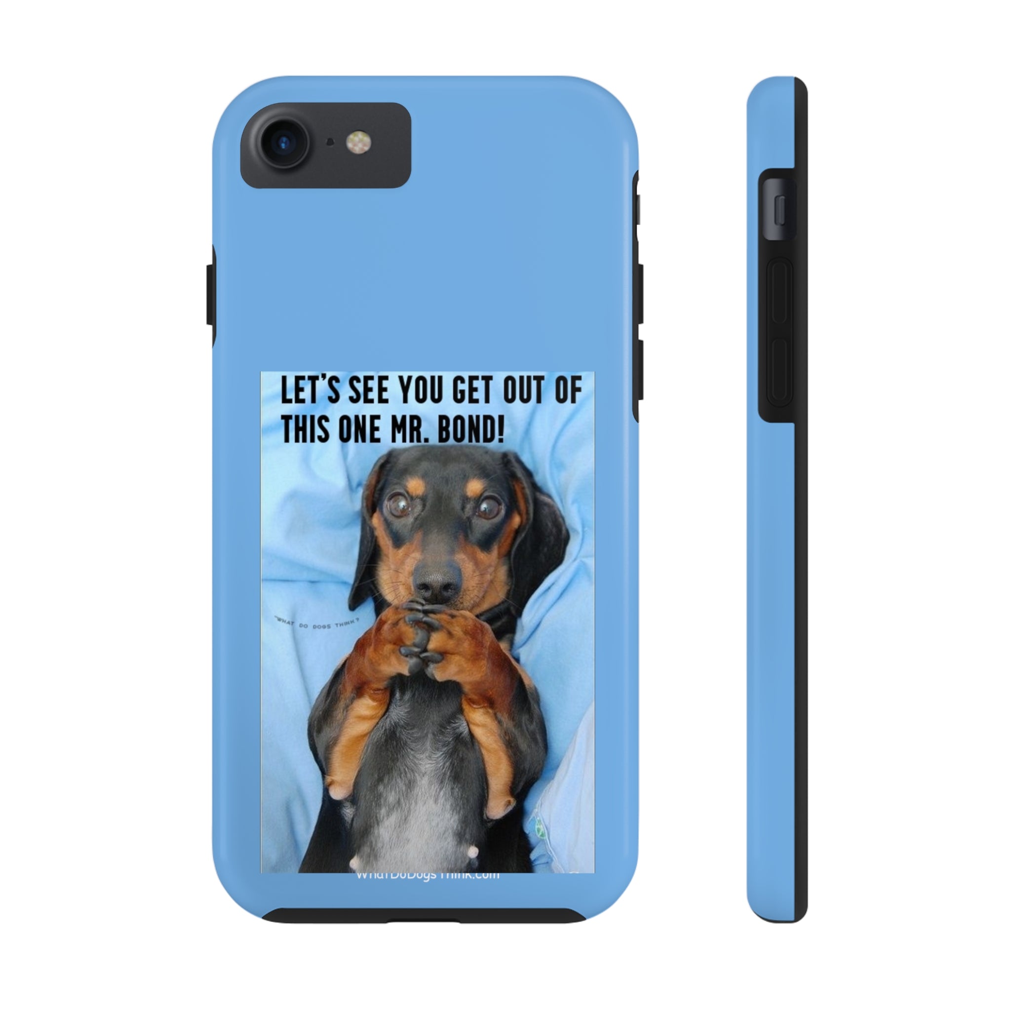 Mr Bond Blue Tough Phone Cases
