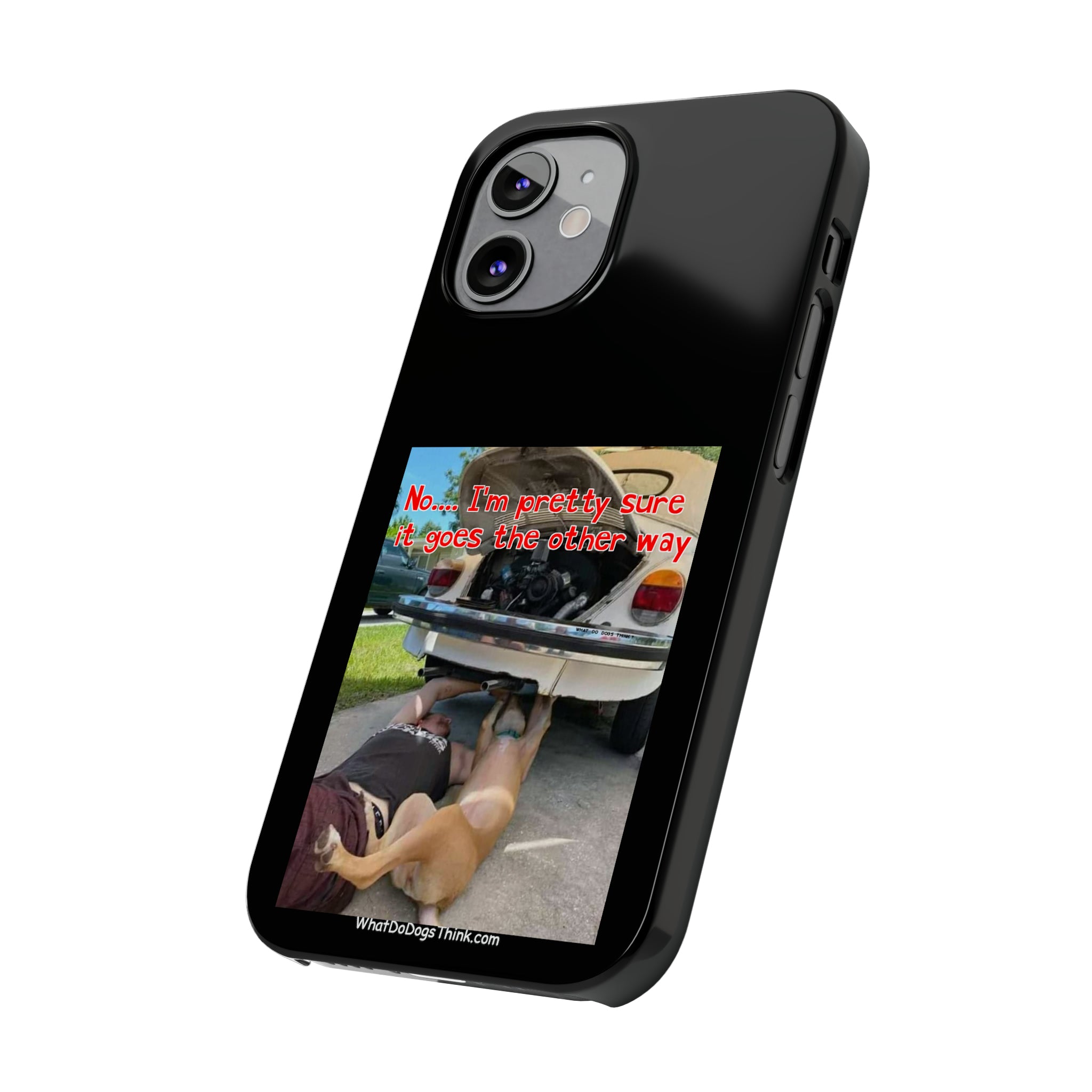 Other Way Black Slim Phone Cases