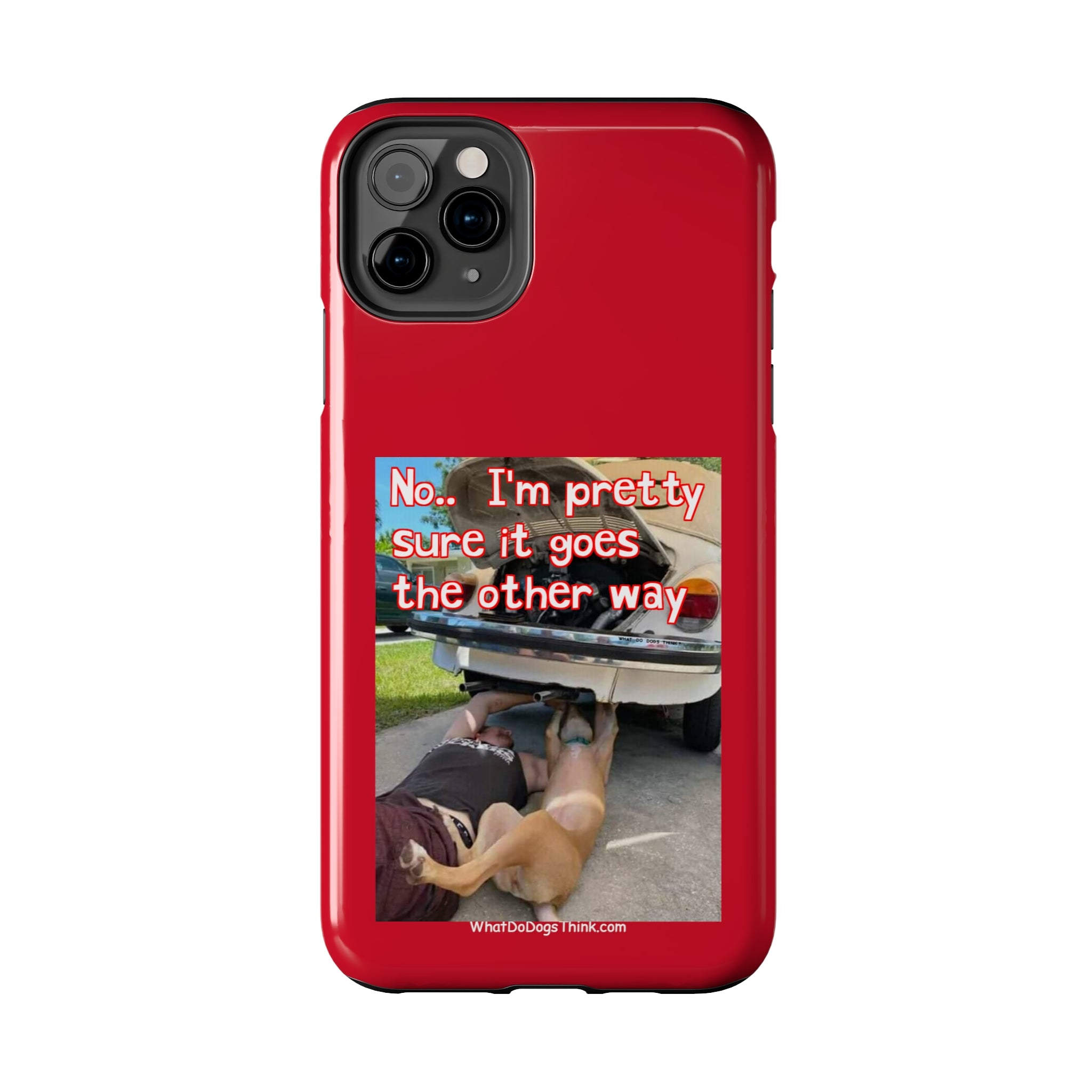 Other Way Red Tough Phone Cases