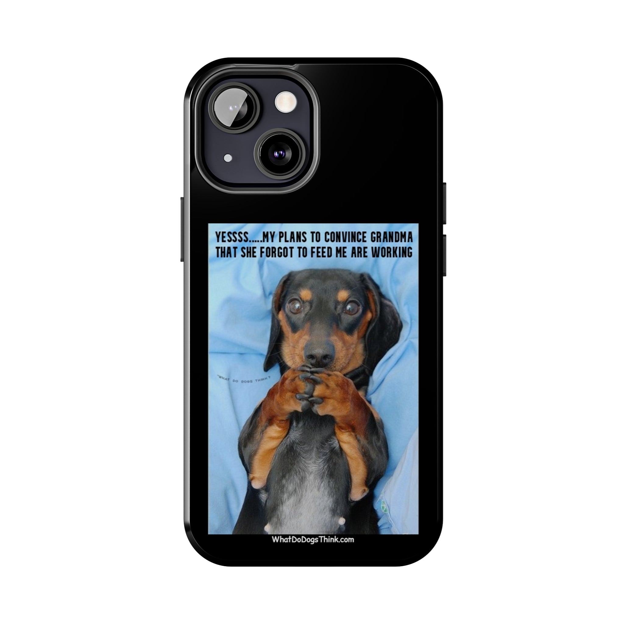 Grandma Black Tough Phone Cases