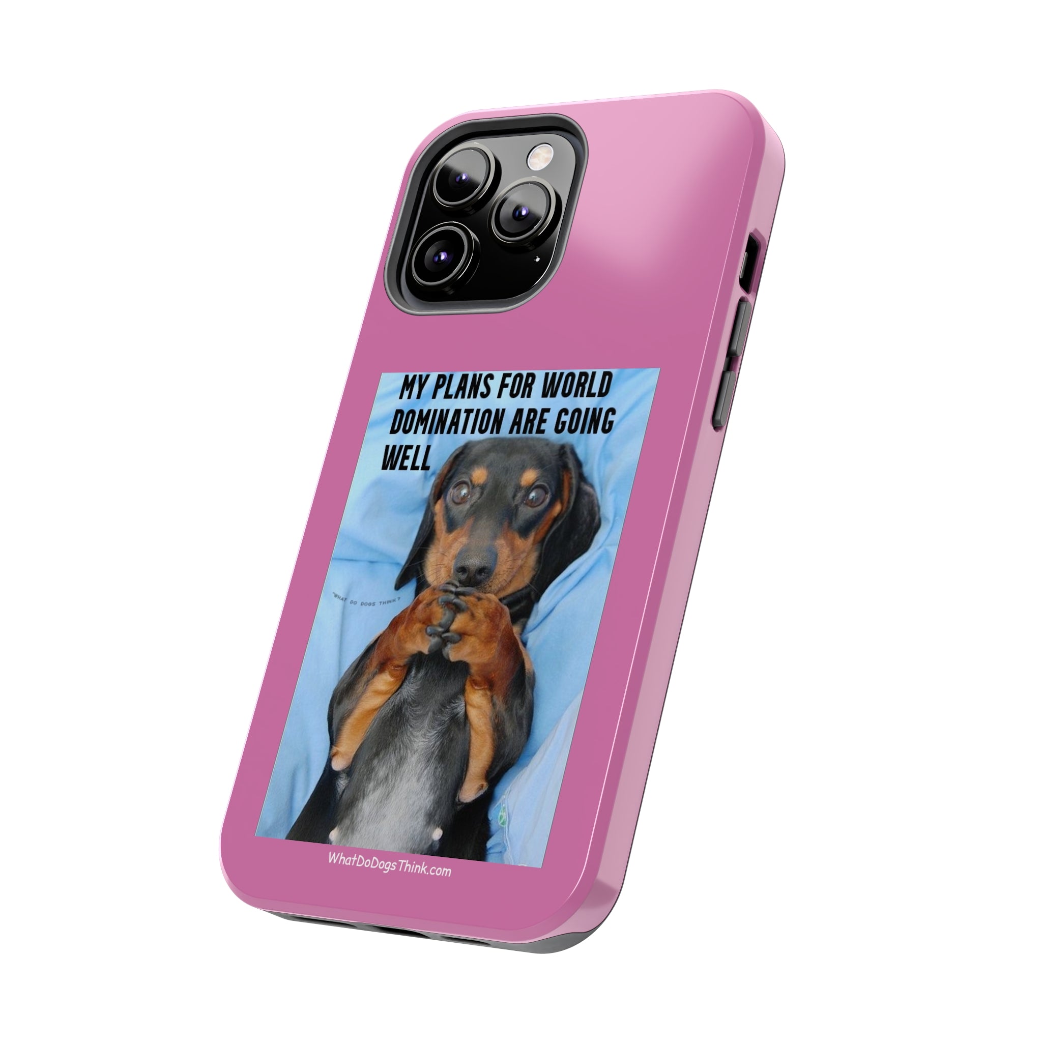 World Domination Pink Tough Phone Cases