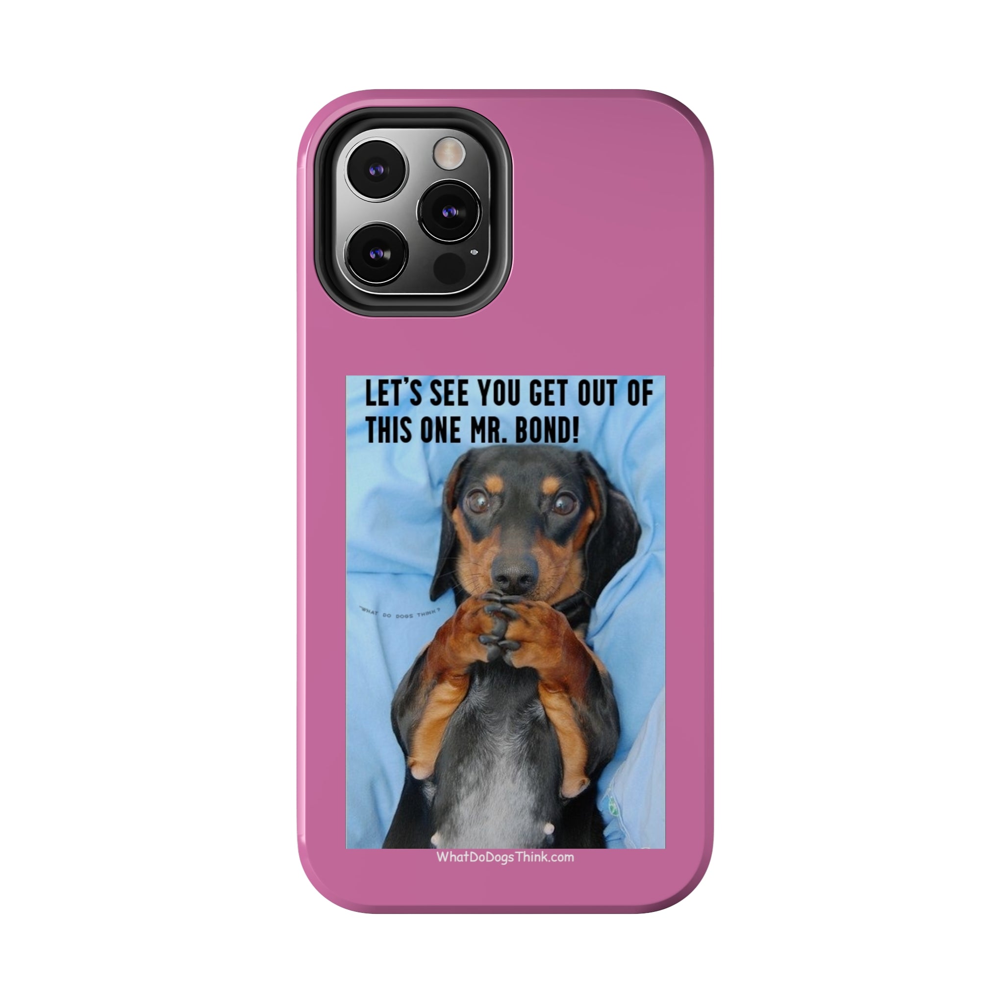 Mr Bond Pink Tough Phone Cases