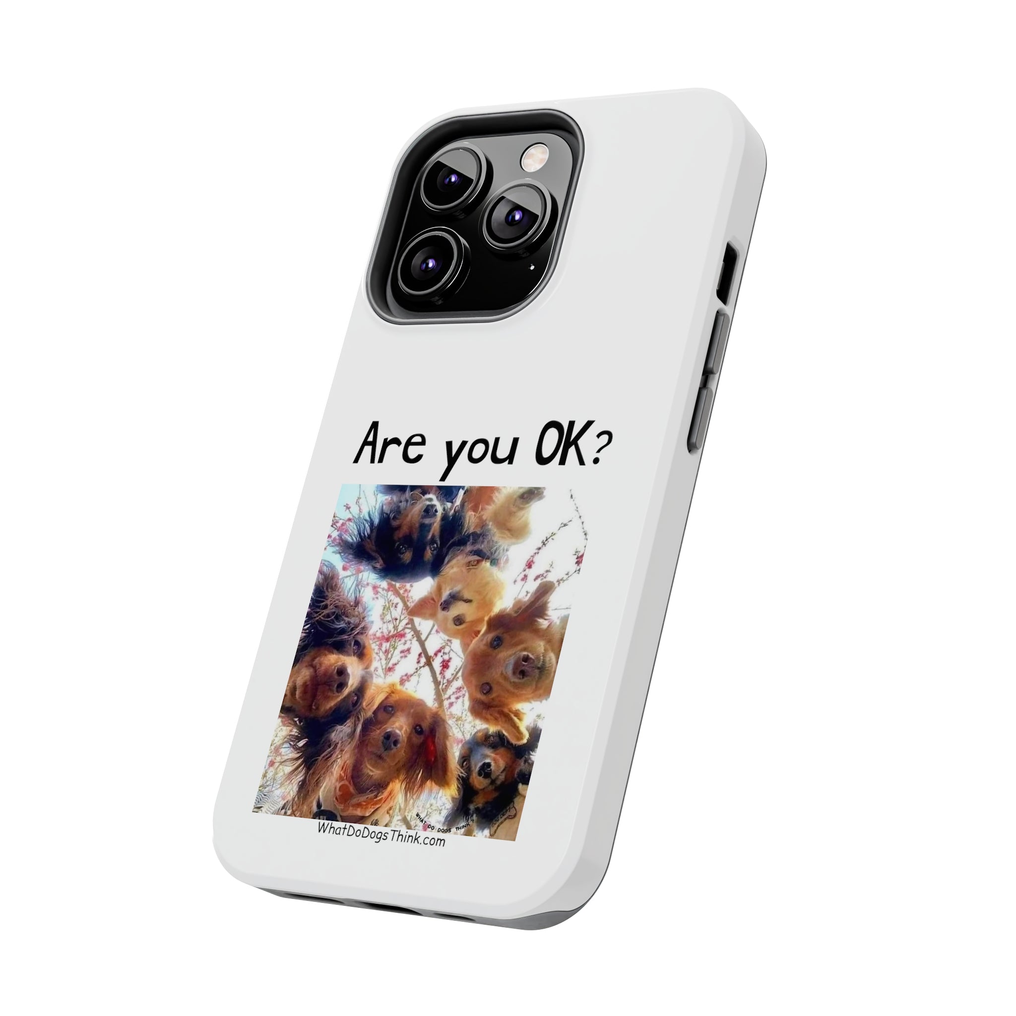 Are You OK? White Tough Phone Cases