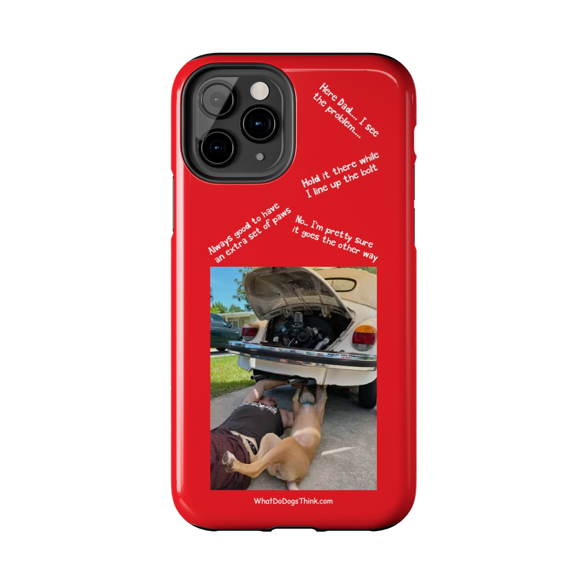 Bug Helper Compilation Red Tough Phone Cases
