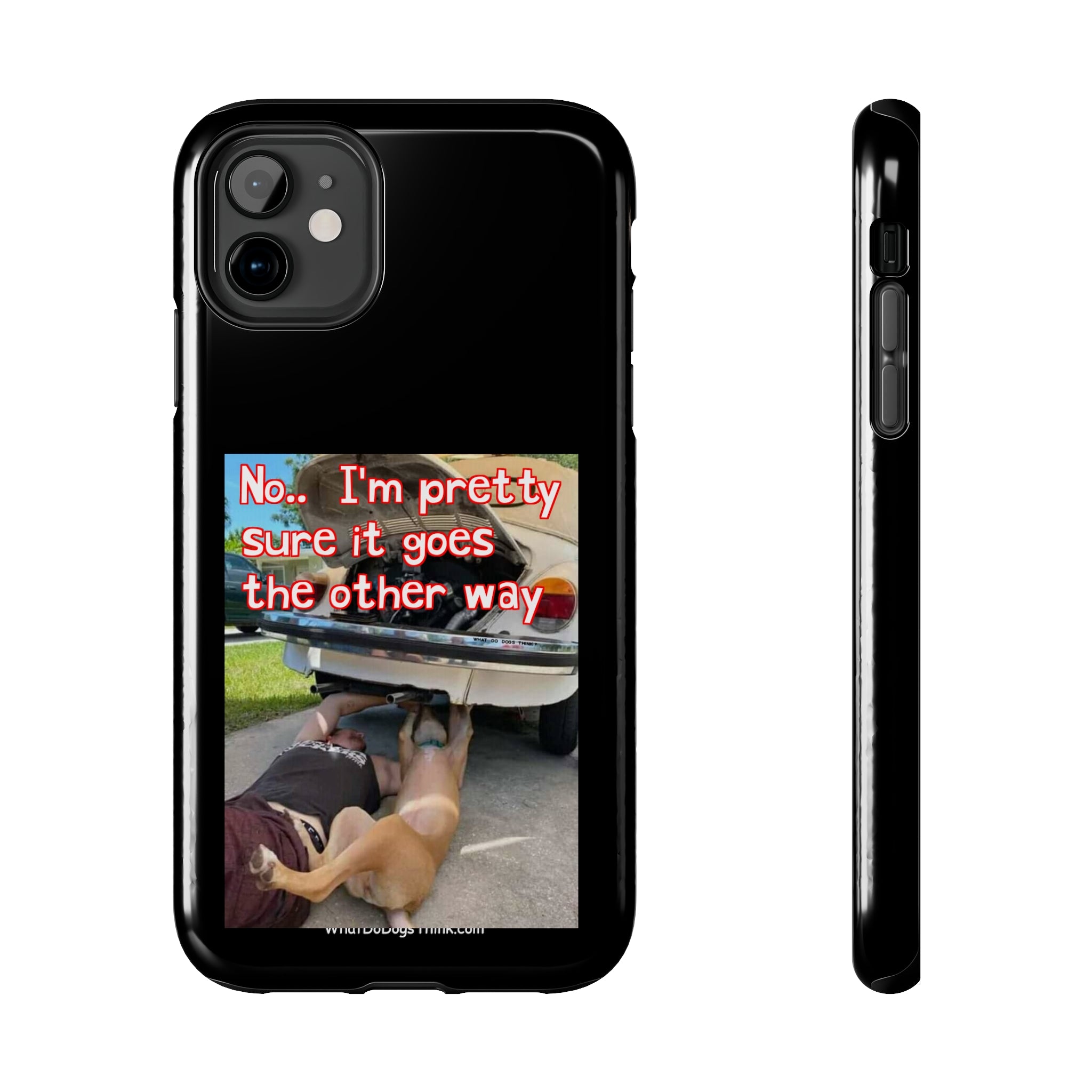 Other Way Black Tough Phone Cases